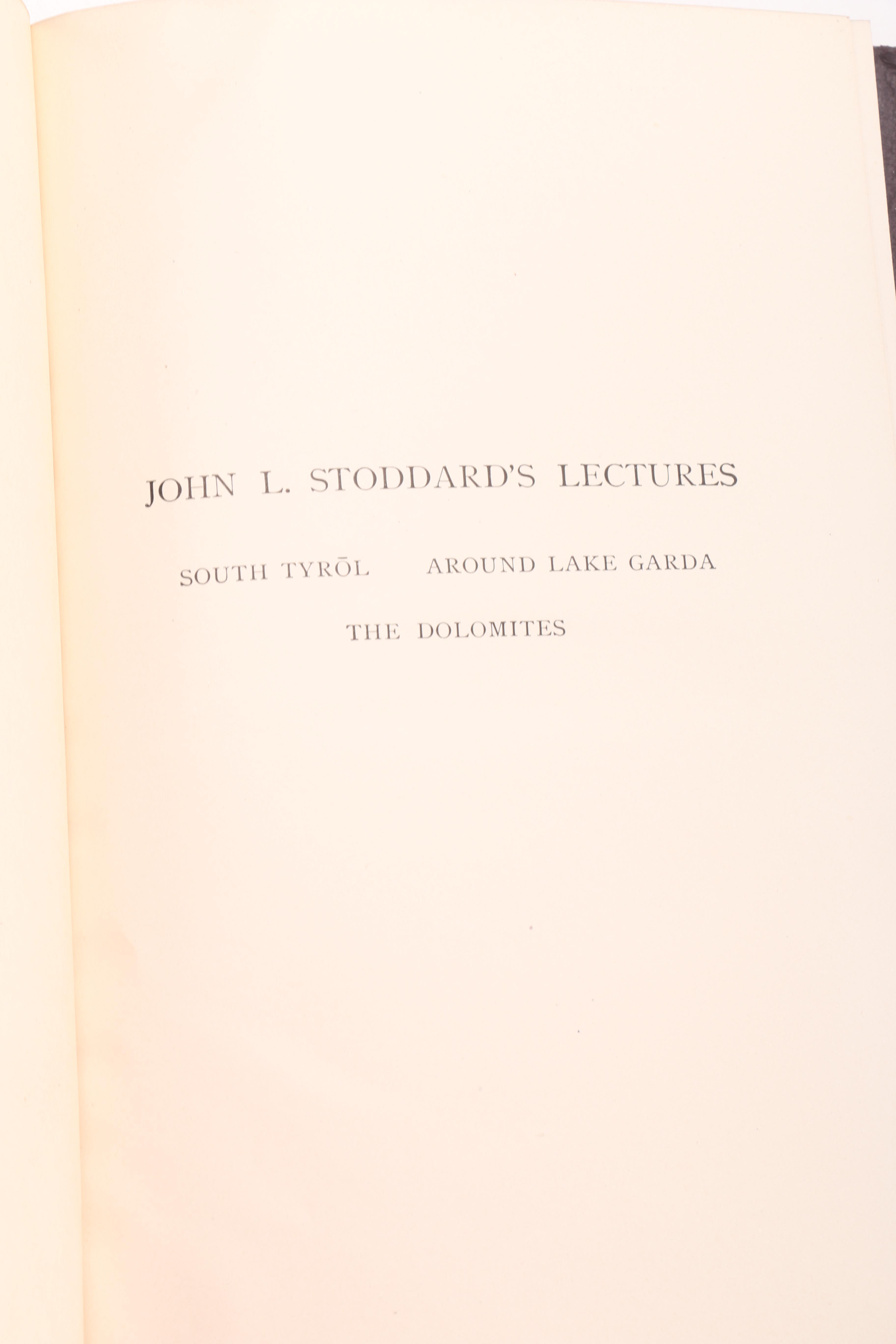 1914 John L. Stoddard Complete Lectures Set Volumes I-X and More