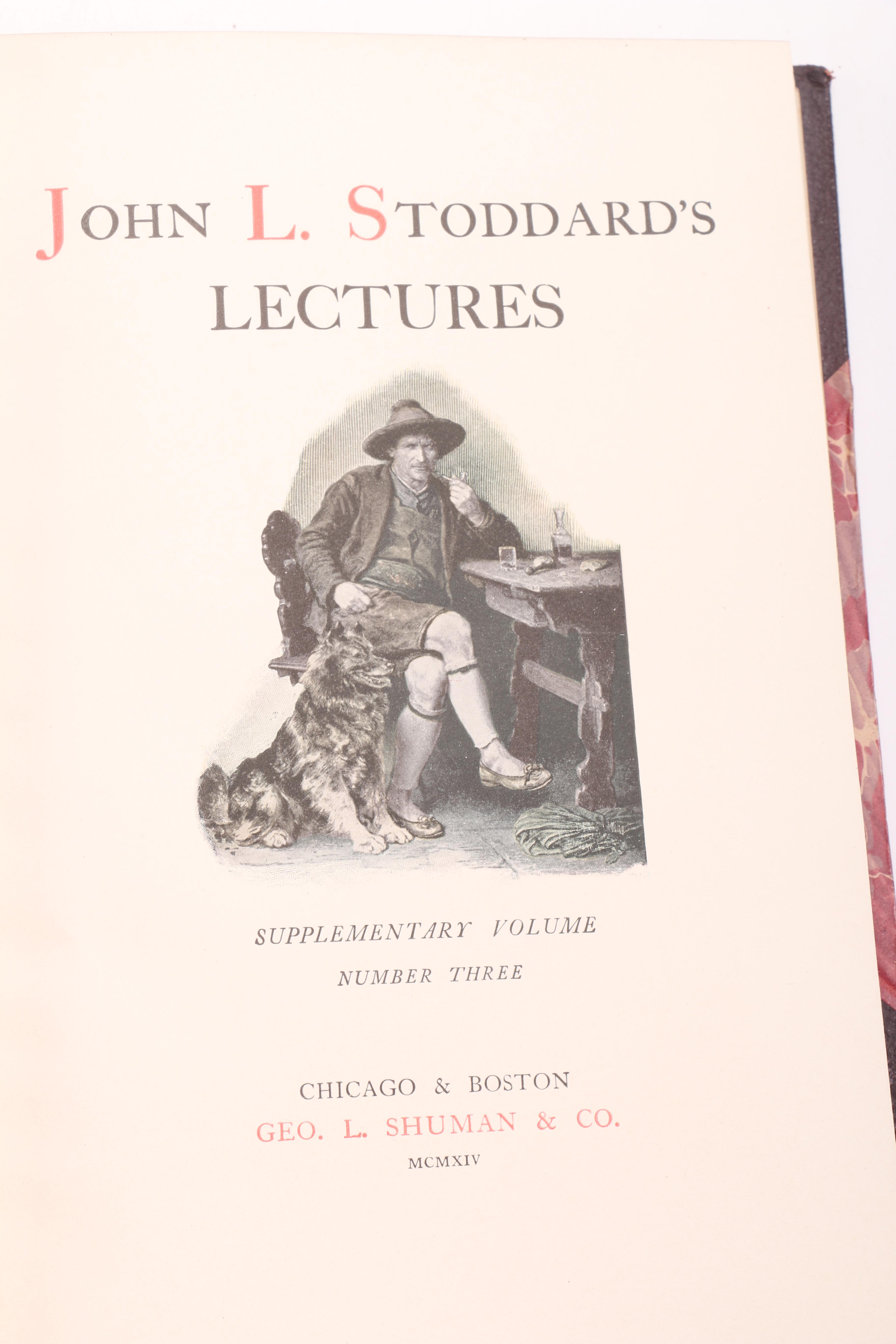 1914 John L. Stoddard Complete Lectures Set Volumes I-X and More