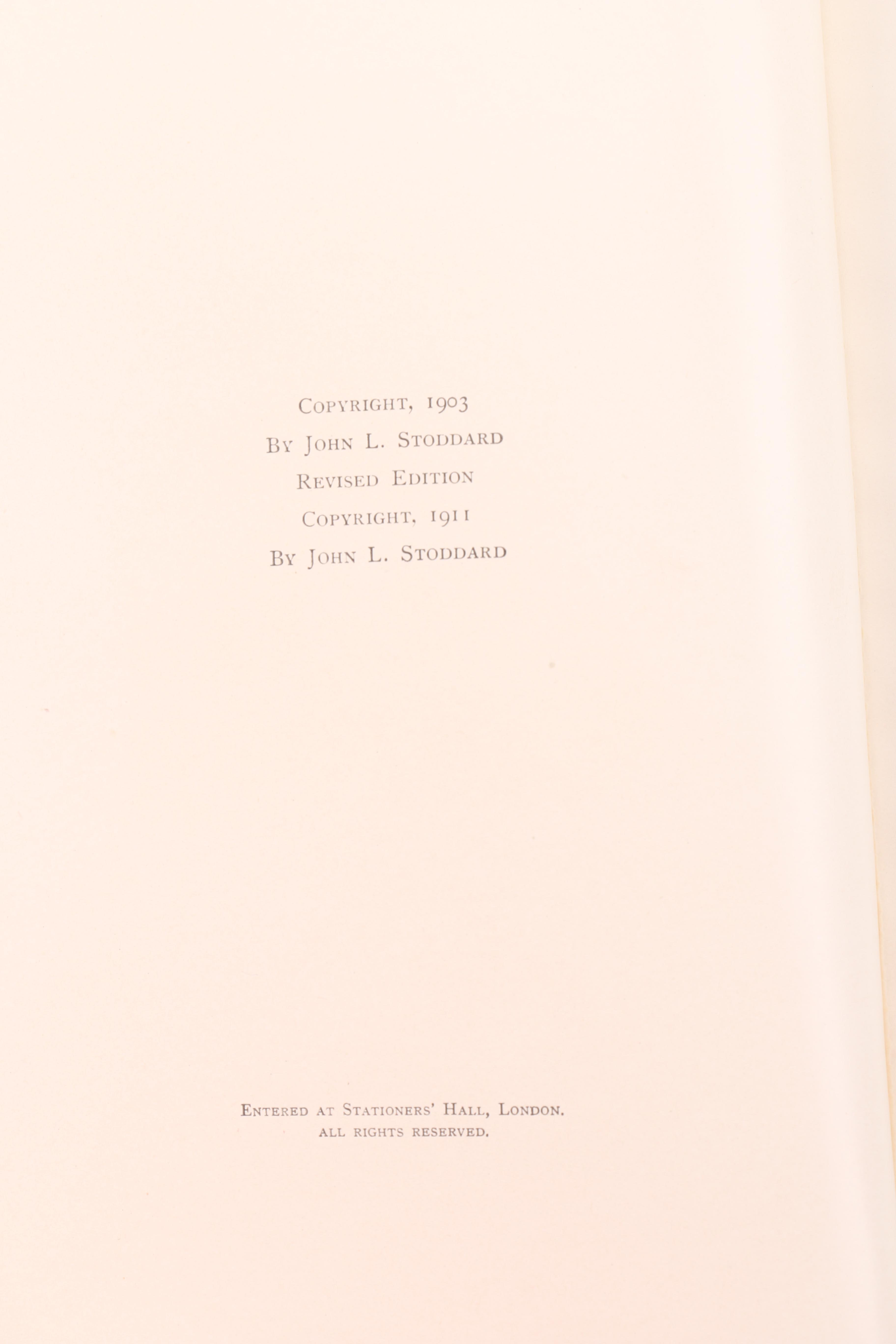 1914 John L. Stoddard Complete Lectures Set Volumes I-X and More