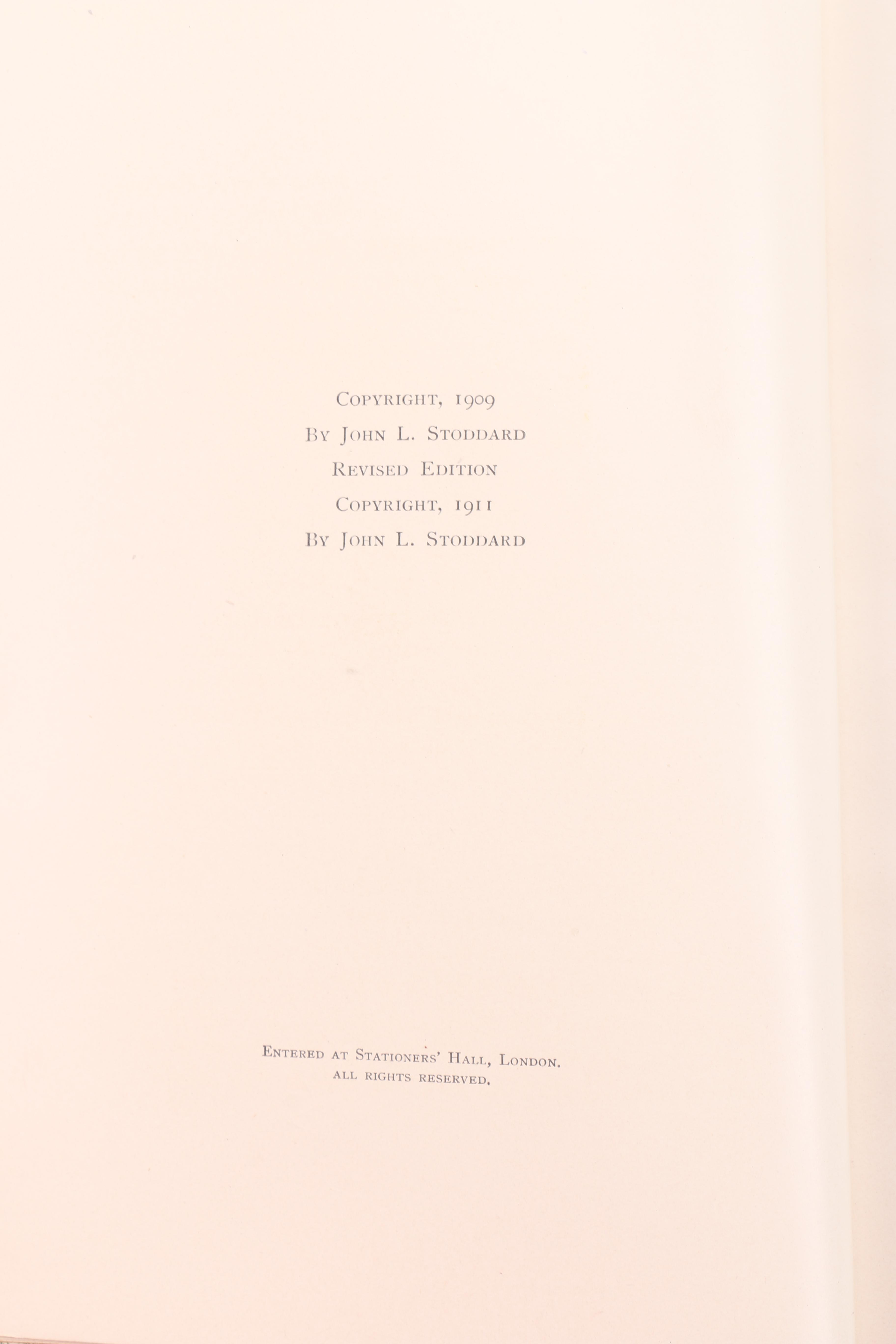 1914 John L. Stoddard Complete Lectures Set Volumes I-X and More