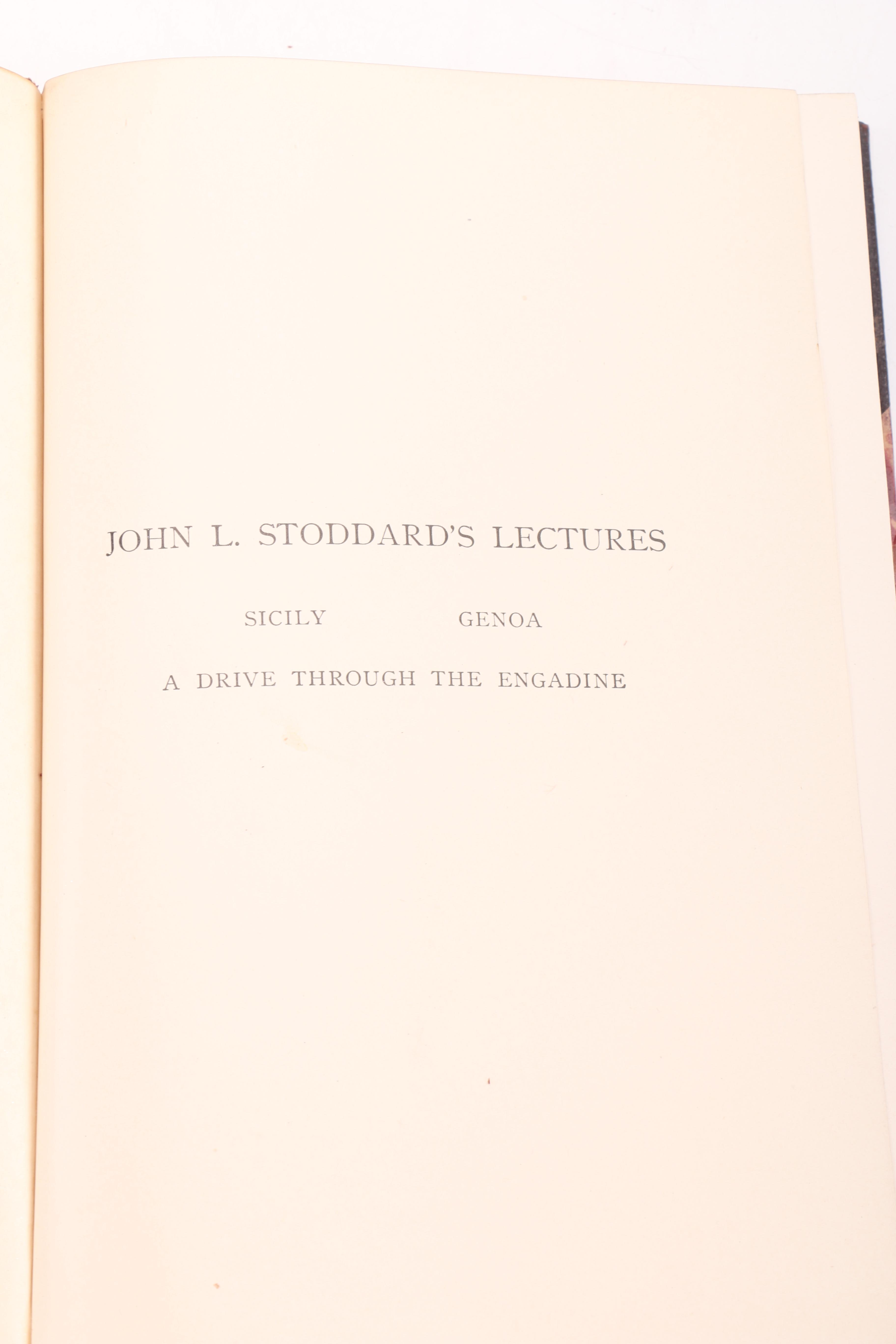 1914 John L. Stoddard Complete Lectures Set Volumes I-X and More