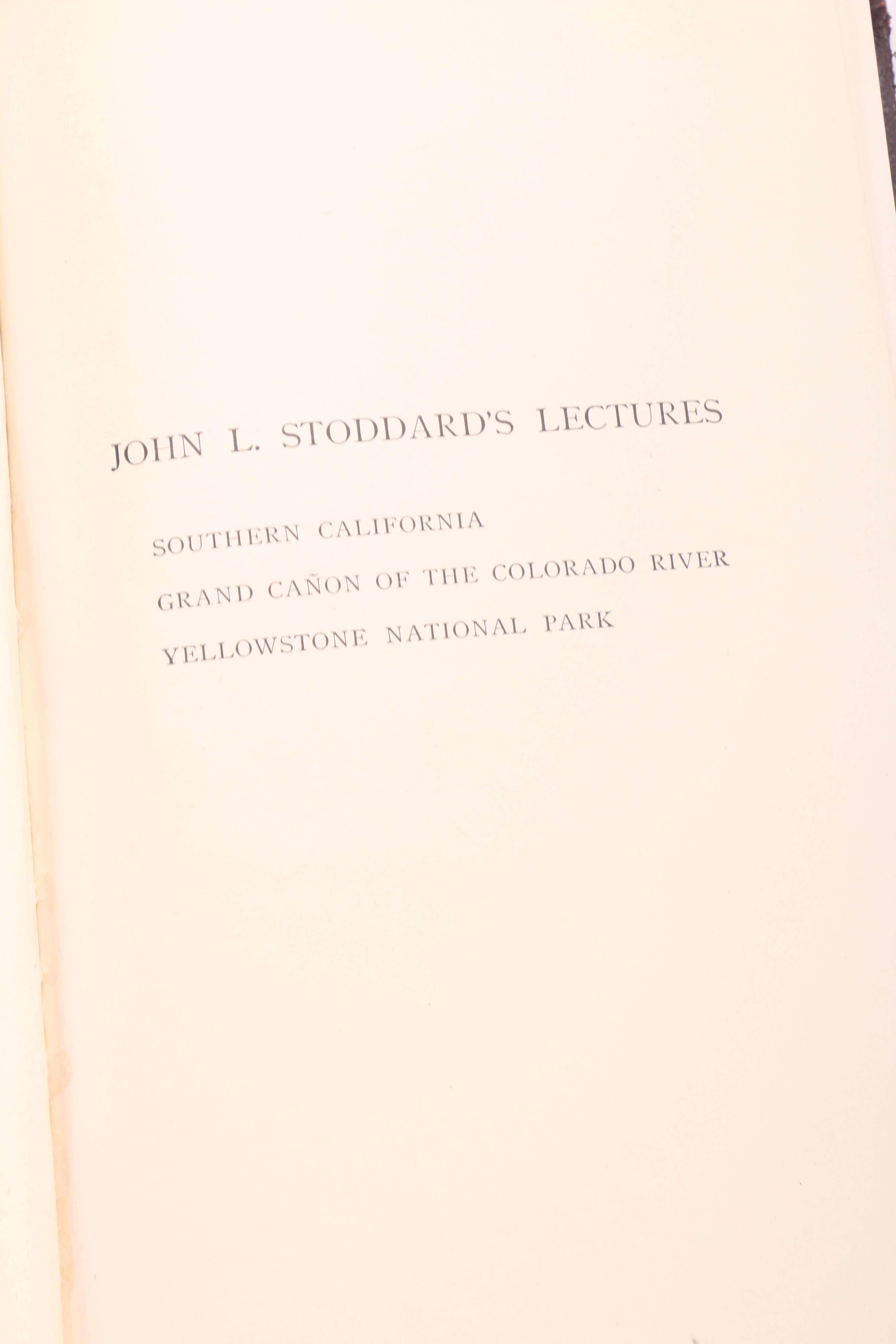 1914 John L. Stoddard Complete Lectures Set Volumes I-X and More