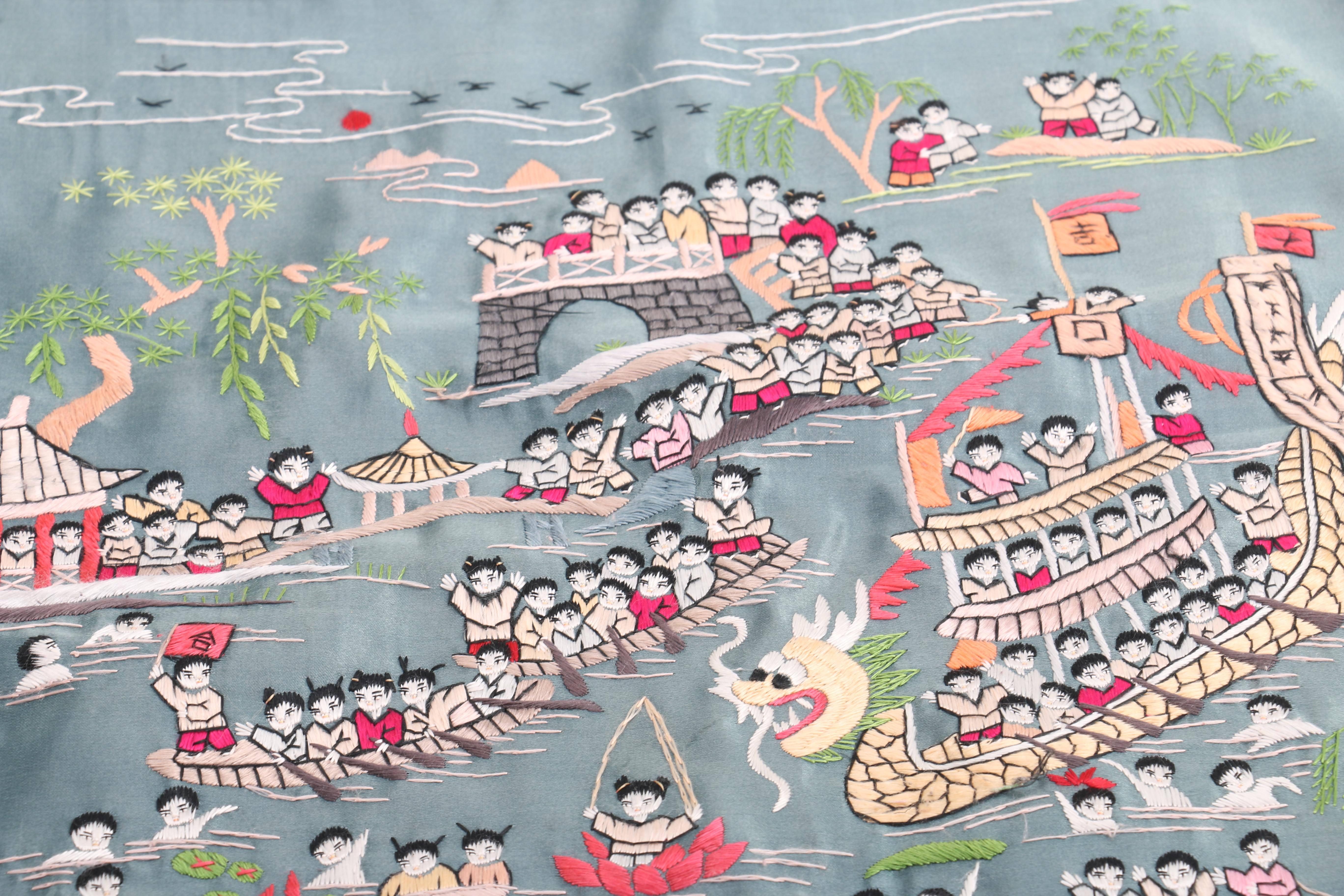 Chinese Chop Sticks with Napkins and Pillow Covers