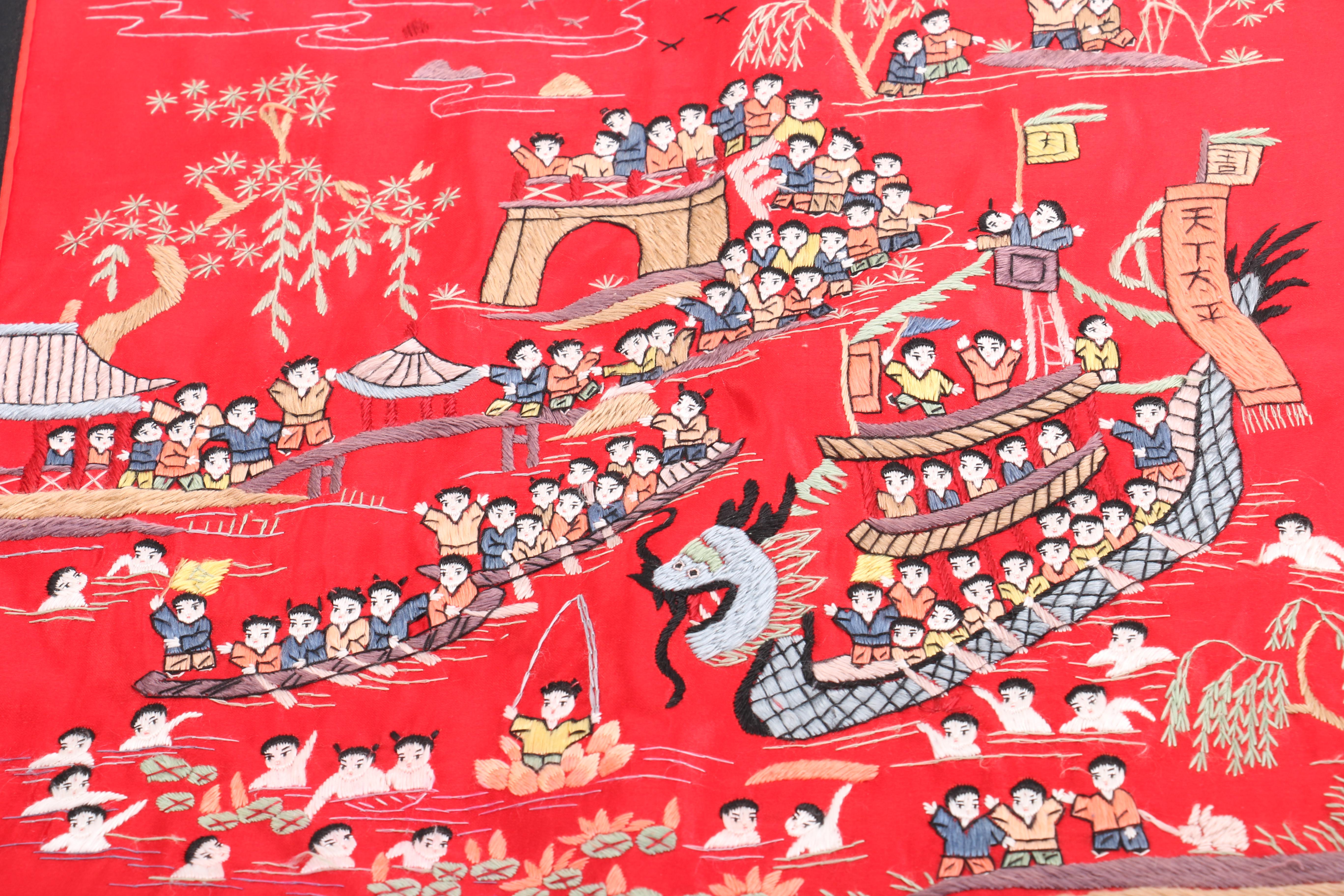 Chinese Chop Sticks with Napkins and Pillow Covers