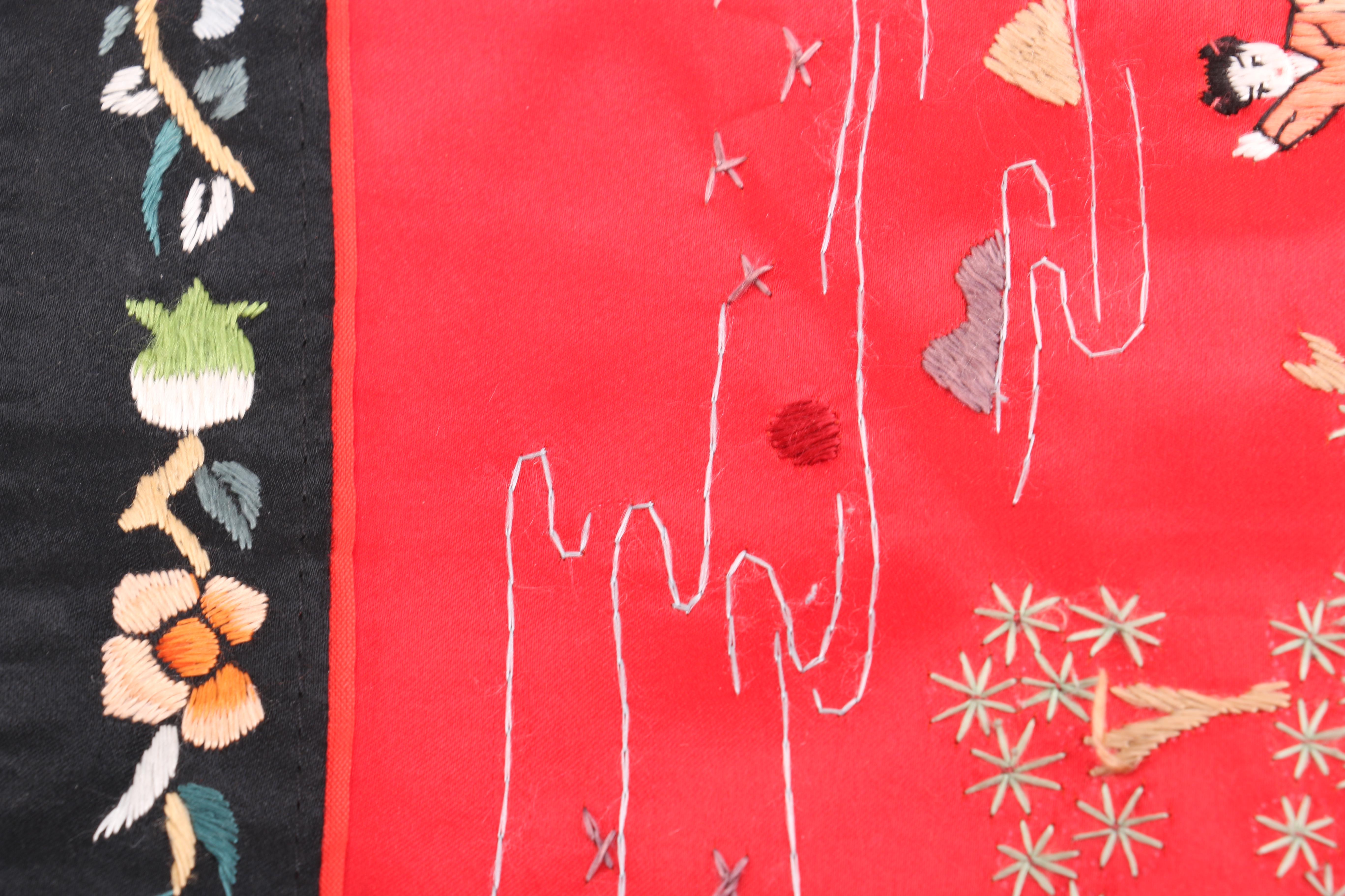 Chinese Chop Sticks with Napkins and Pillow Covers