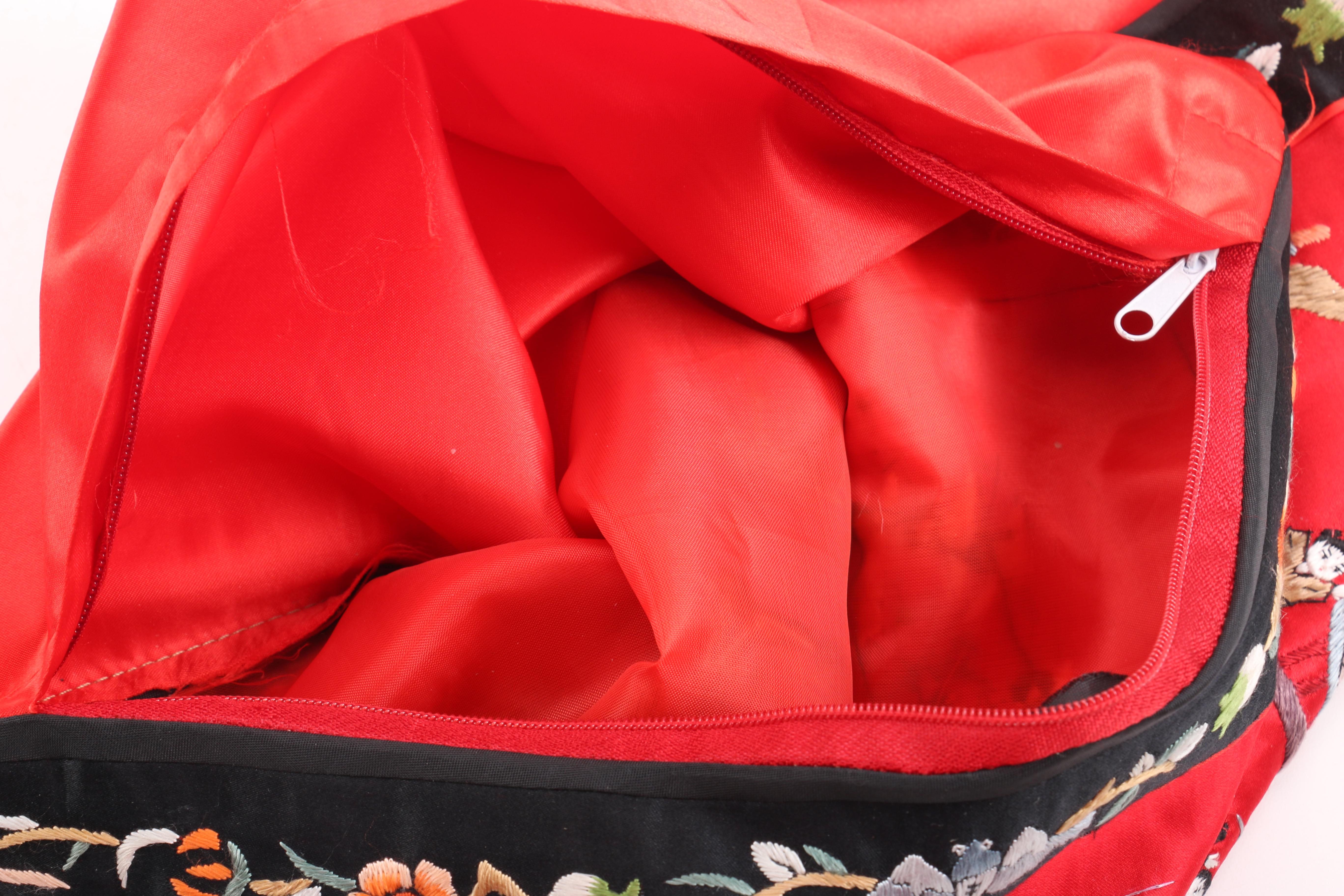 Chinese Chop Sticks with Napkins and Pillow Covers