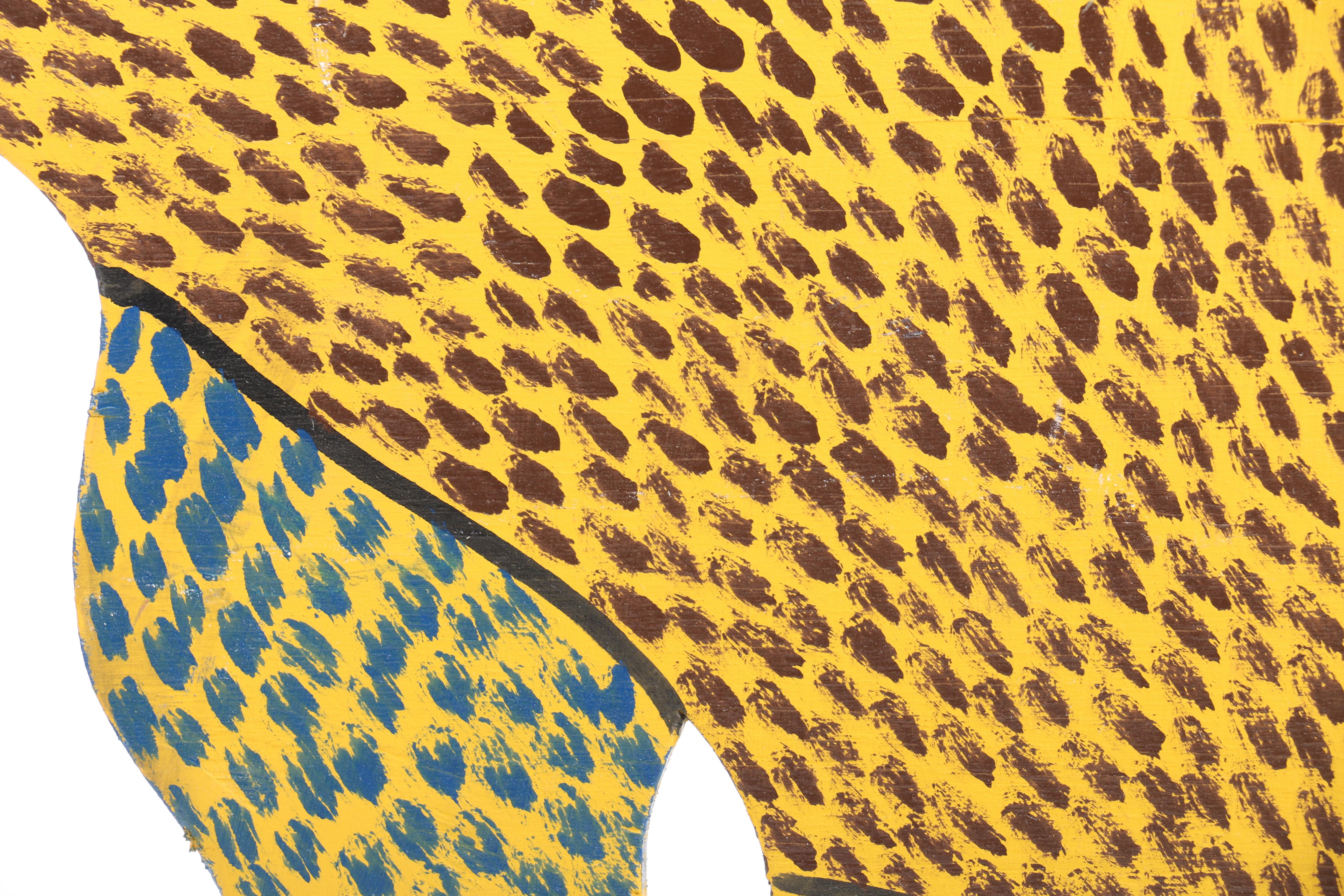 Marvin Finn Folk Art Parrot Sculpture