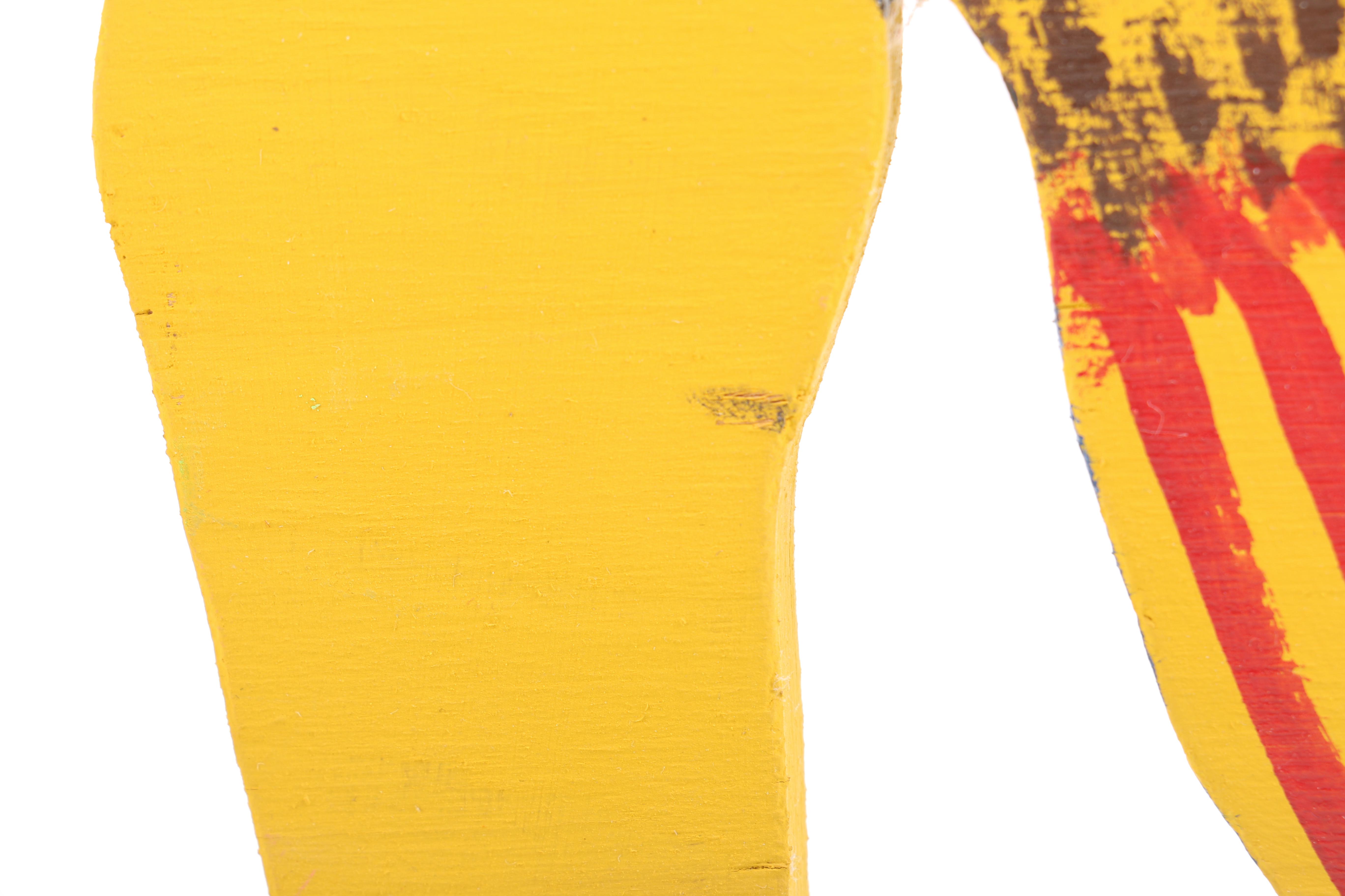 Marvin Finn Folk Art Parrot Sculpture