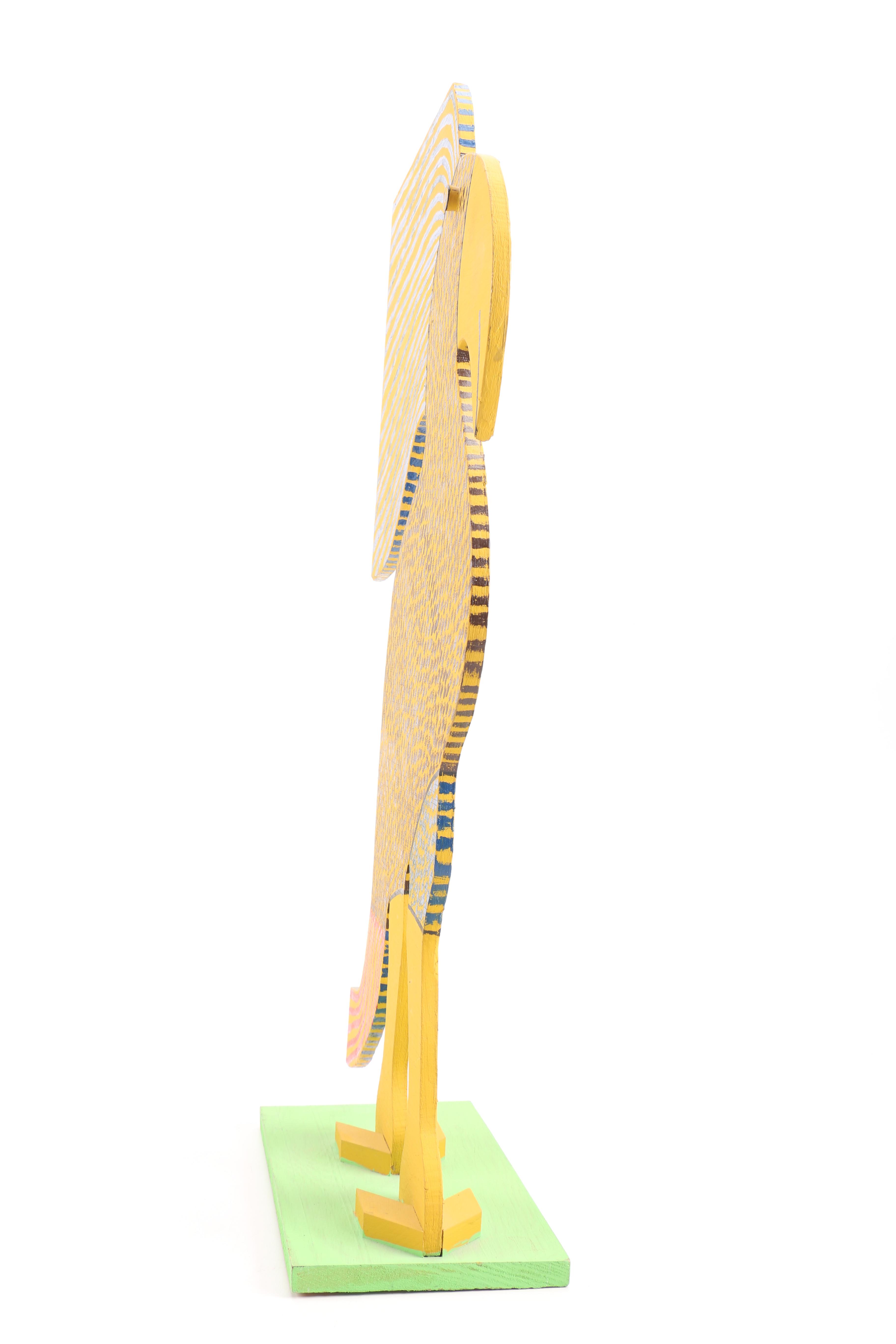 Marvin Finn Folk Art Parrot Sculpture