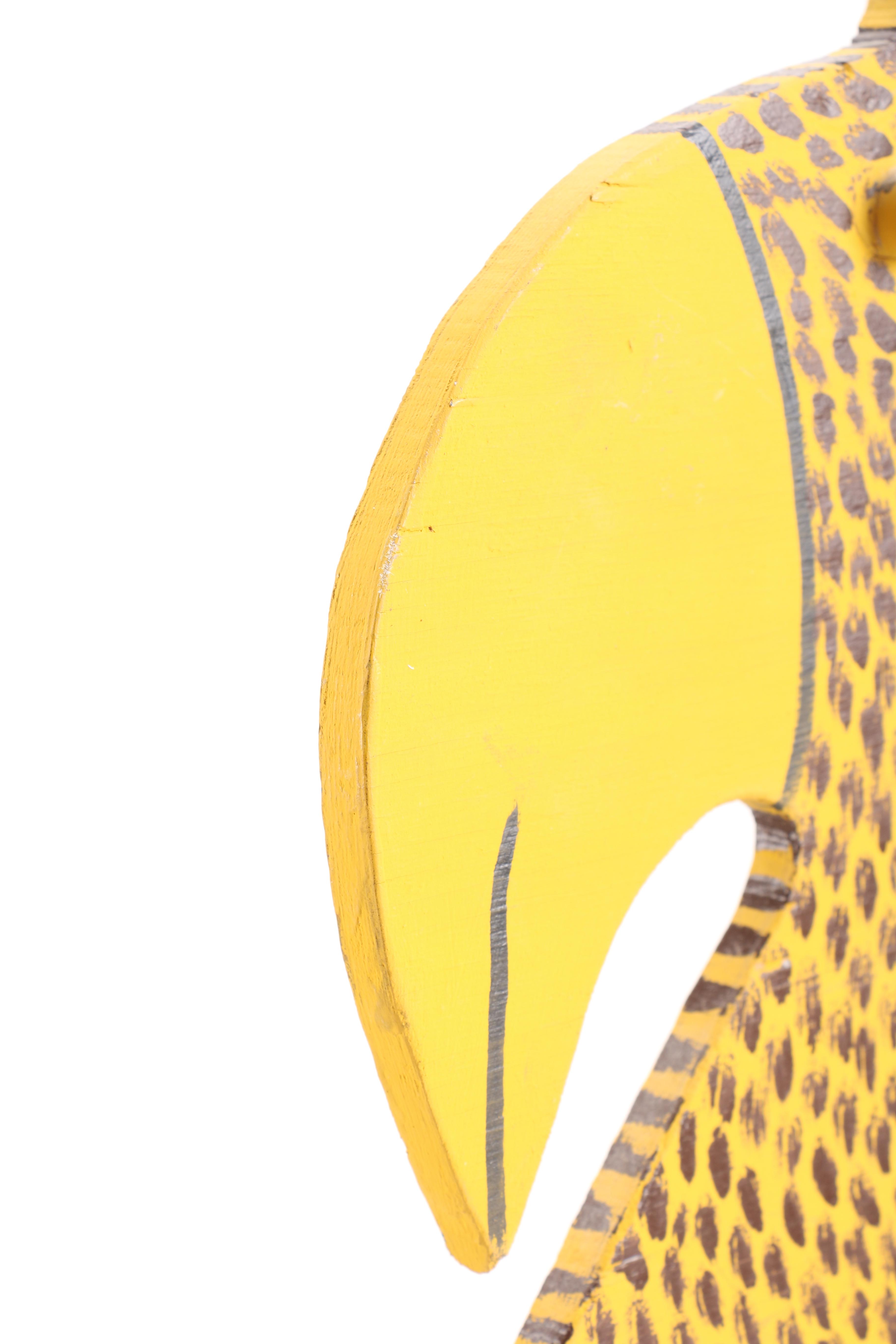 Marvin Finn Folk Art Parrot Sculpture