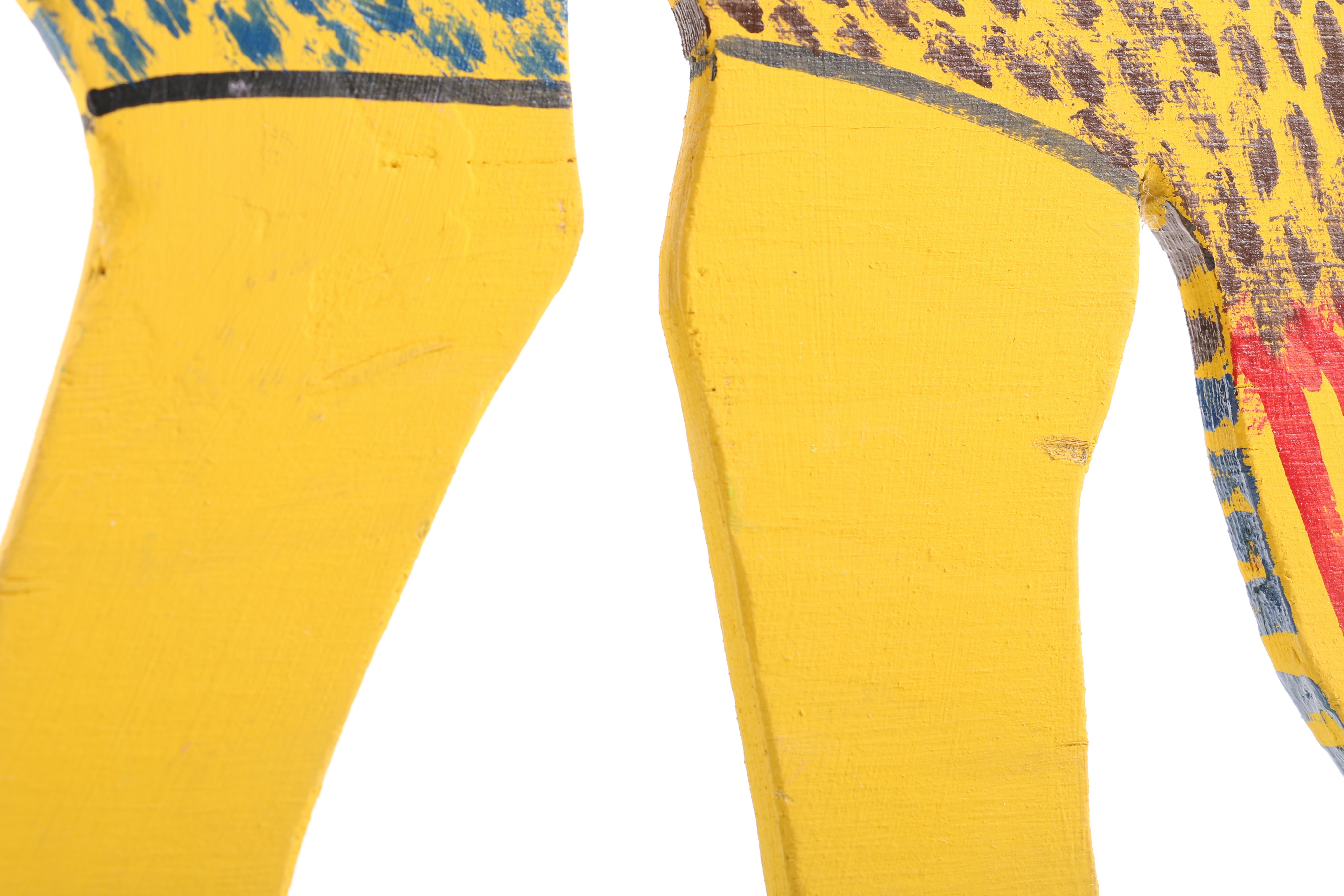 Marvin Finn Folk Art Parrot Sculpture