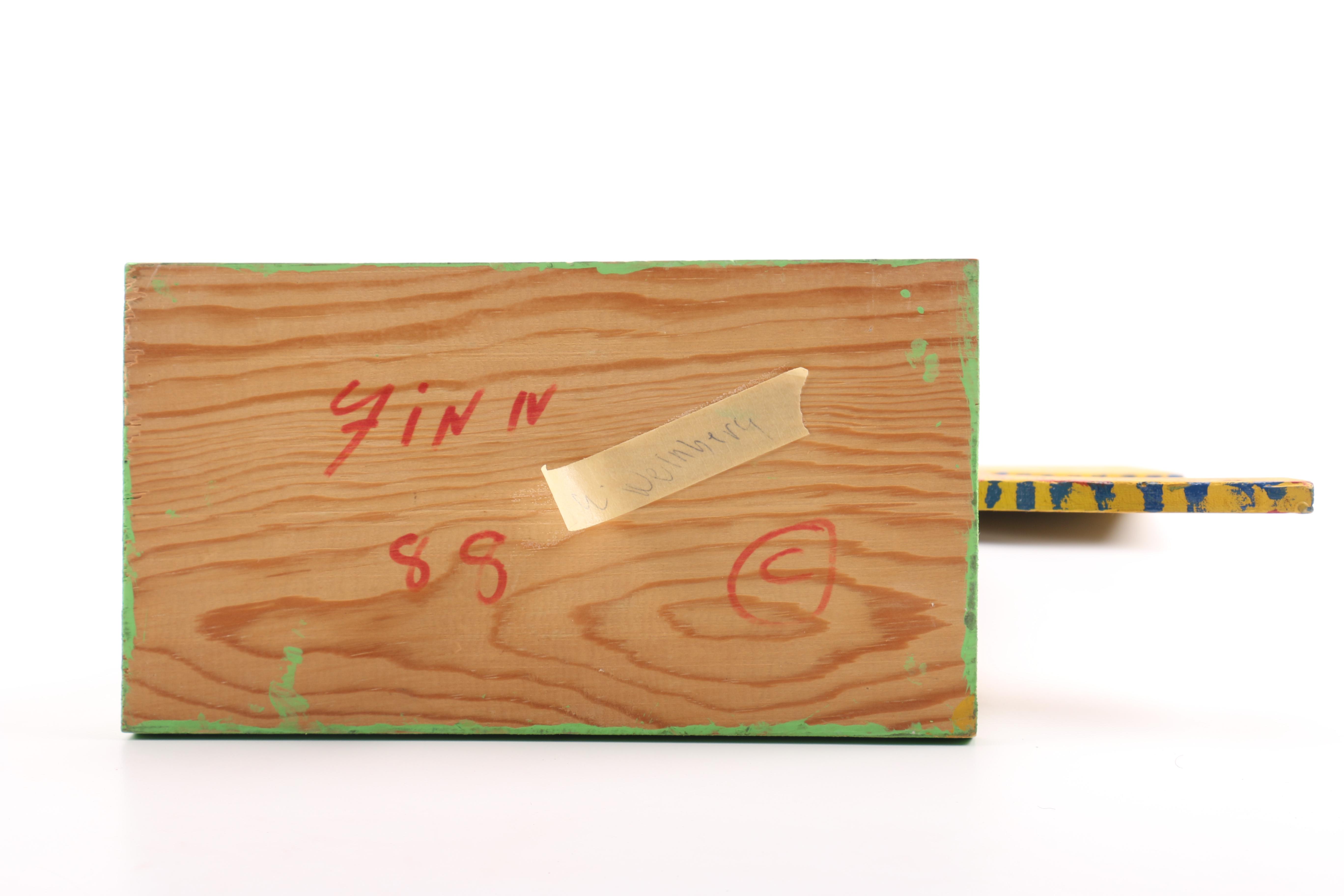 Marvin Finn Folk Art Parrot Sculpture