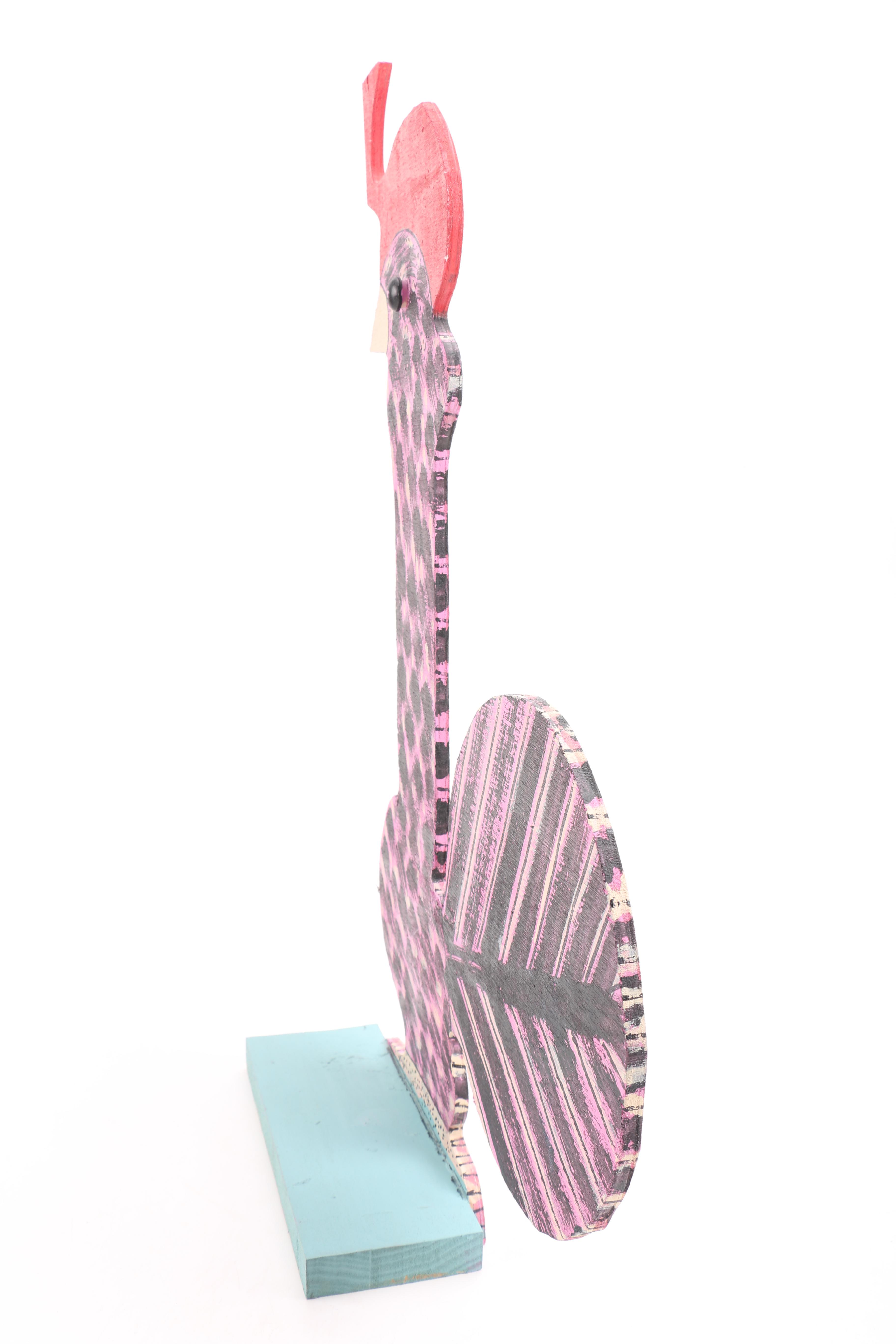 Marvin Finn Folk Art Quail Sculpture