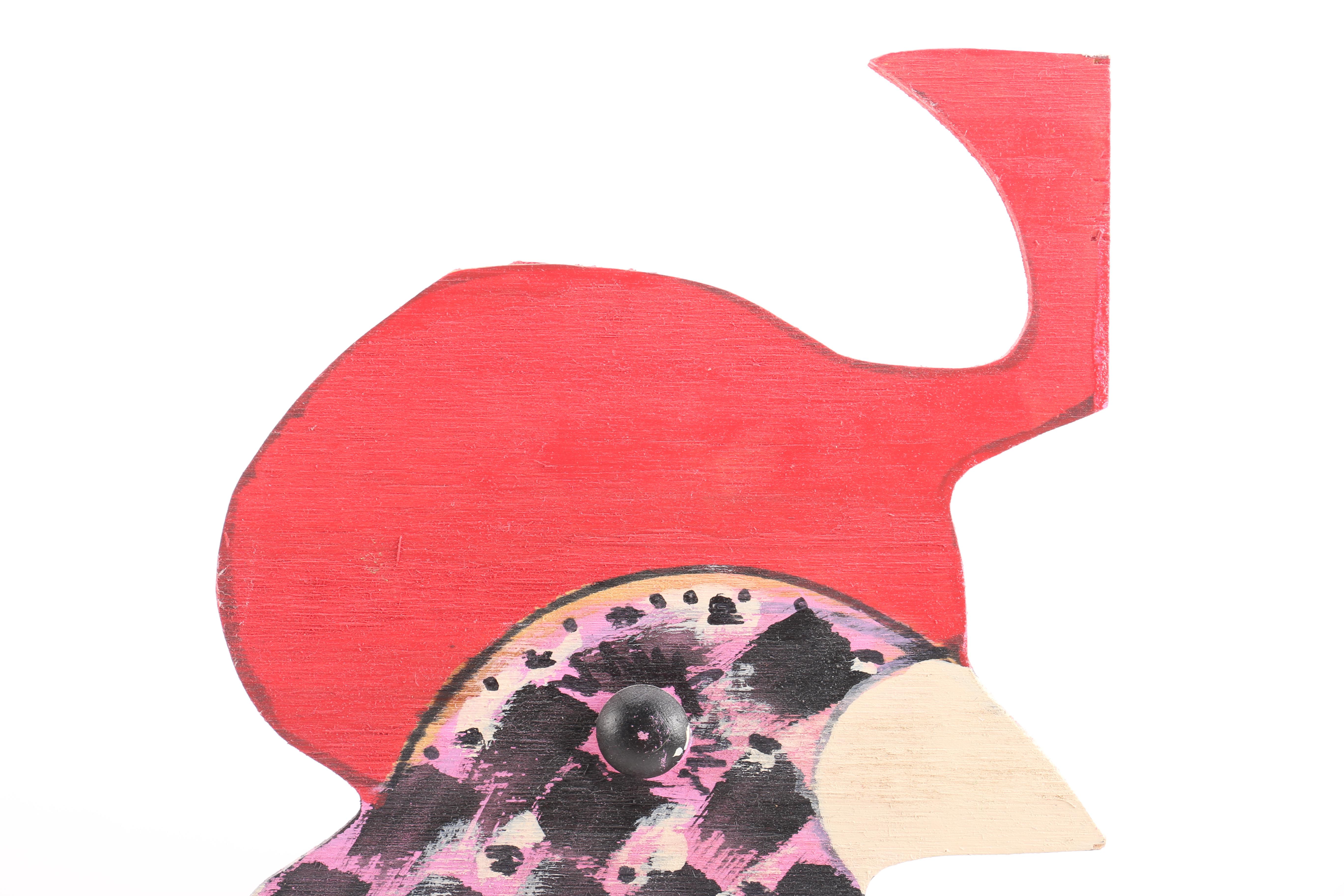 Marvin Finn Folk Art Quail Sculpture