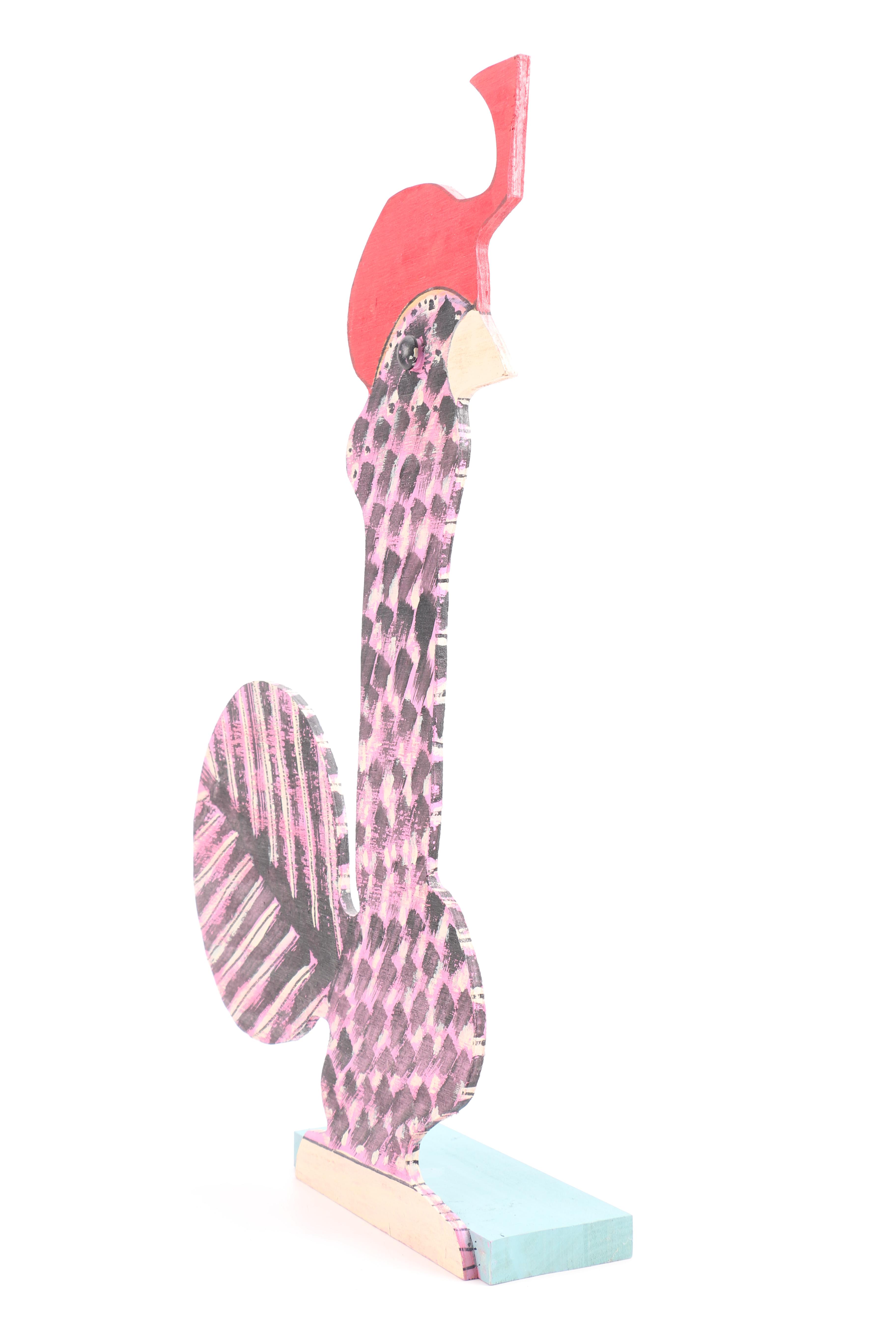 Marvin Finn Folk Art Quail Sculpture