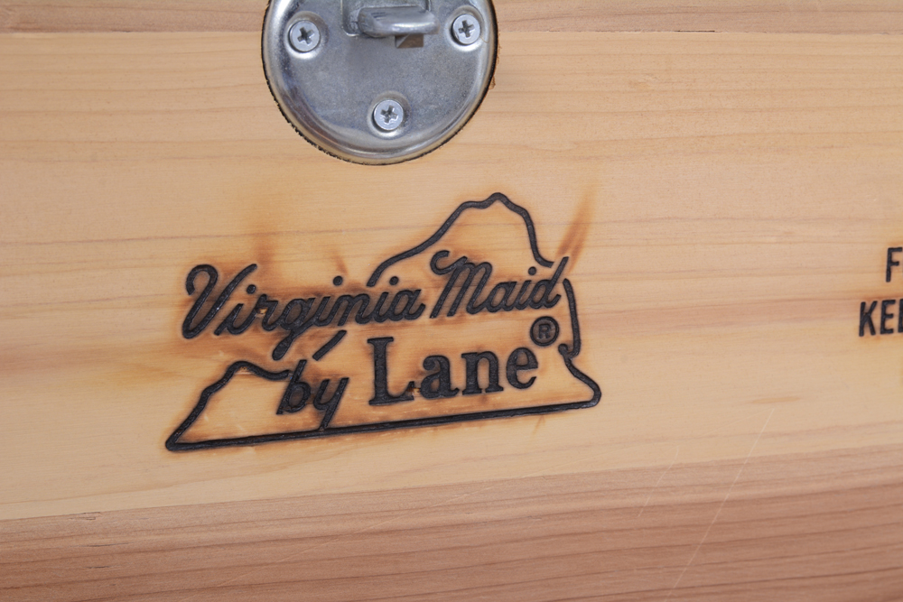 Vintage Oak "Virginia Maid" Trunk Bench by Lane