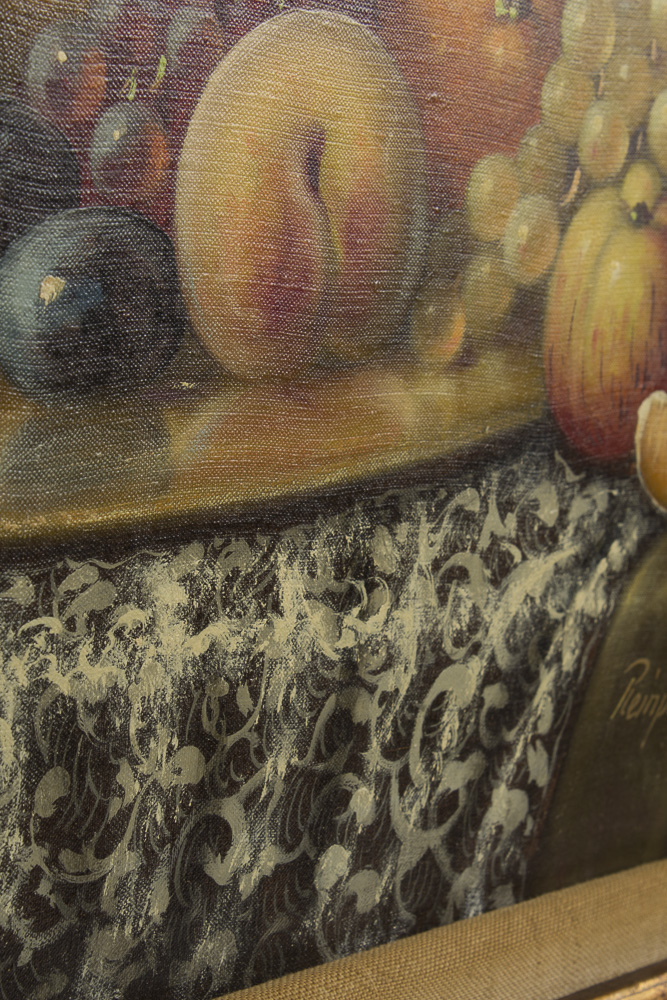 Johan Karoly Reinprecht Still Life Oil Painting on Canvas