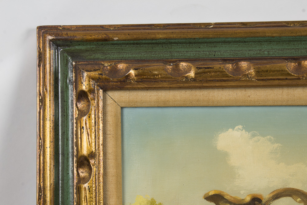 Johan Karoly Reinprecht Still Life Oil Painting on Canvas