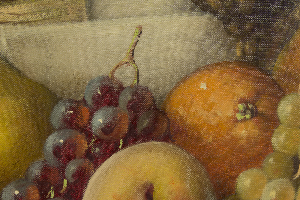 Johan Karoly Reinprecht Still Life Oil Painting on Canvas