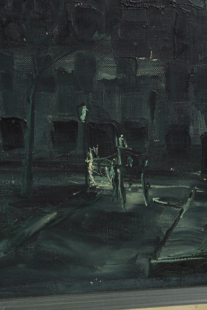 Nicolas Auburtin Oil Painting on Canvas of Montmartre