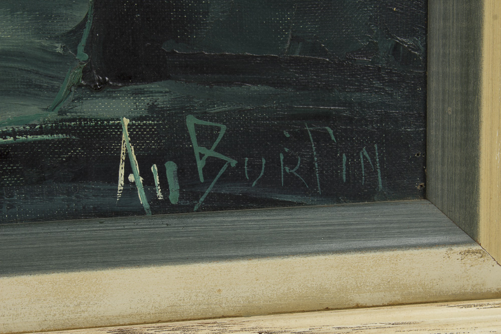 Nicolas Auburtin Oil Painting on Canvas of Montmartre