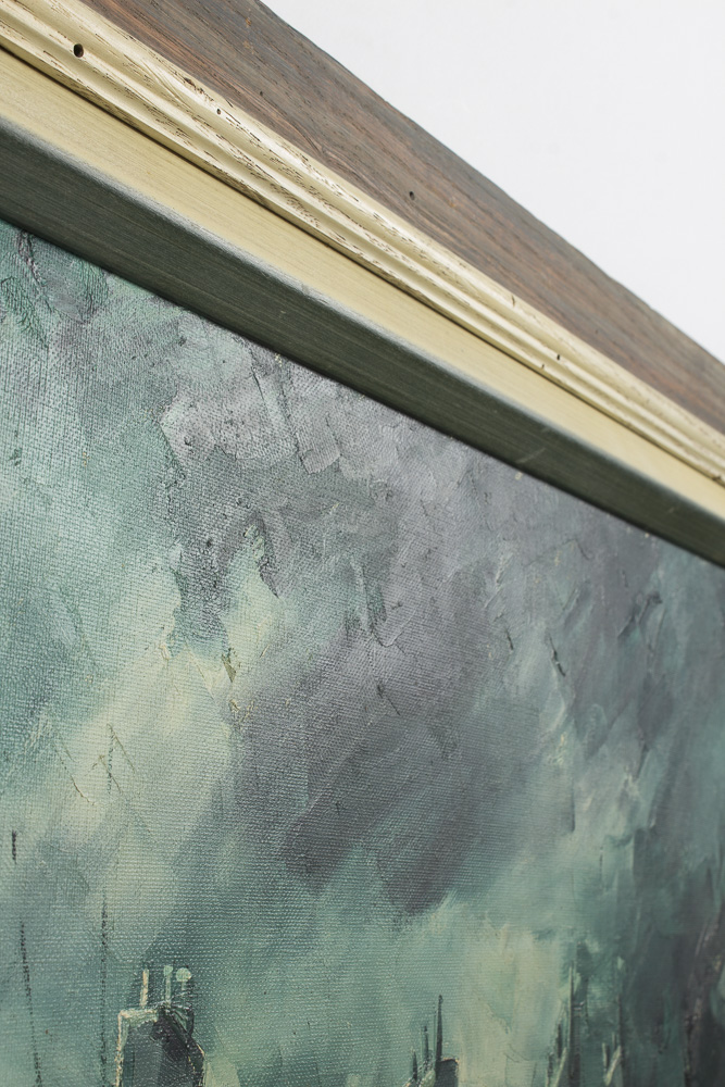 Nicolas Auburtin Oil Painting on Canvas of Montmartre