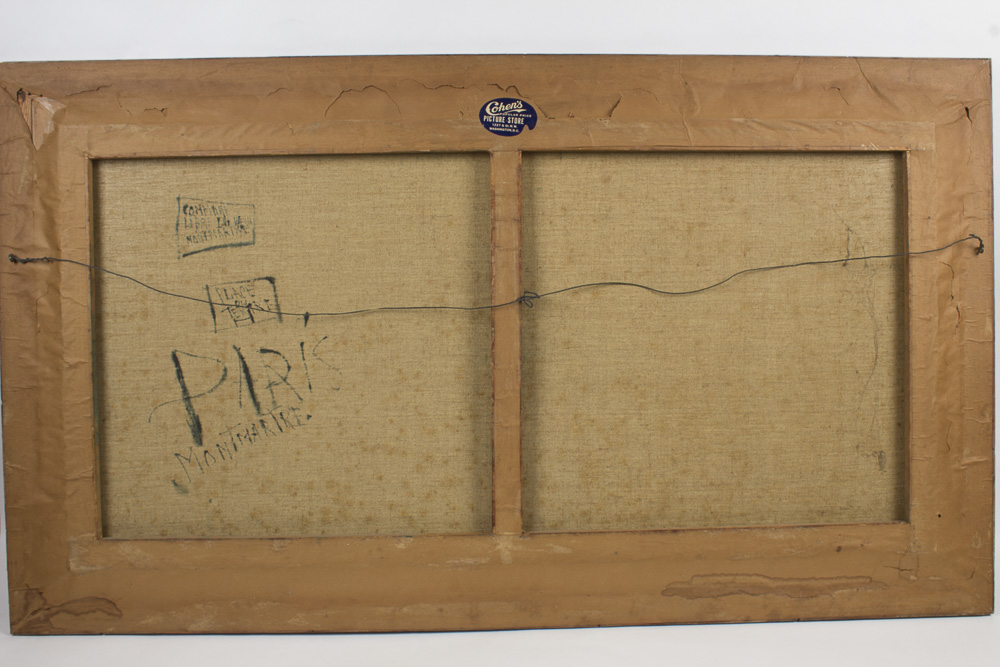 Nicolas Auburtin Oil Painting on Canvas of Montmartre