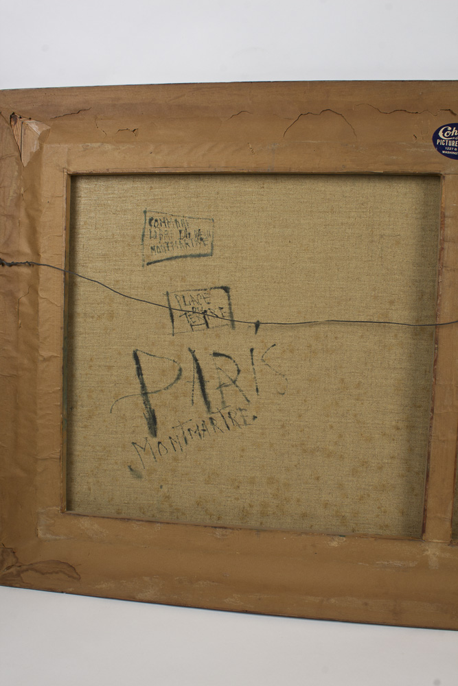 Nicolas Auburtin Oil Painting on Canvas of Montmartre