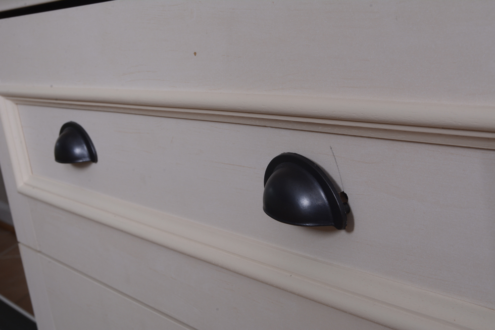 Cottage Style White Hutch