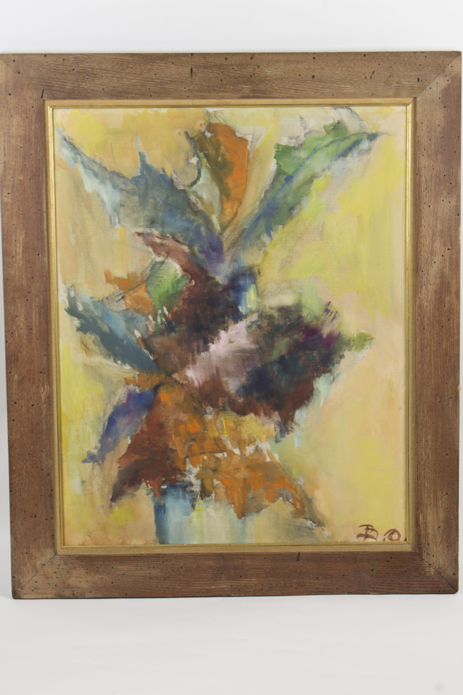 Oil Painting on Canvas of Abstract Compsoition