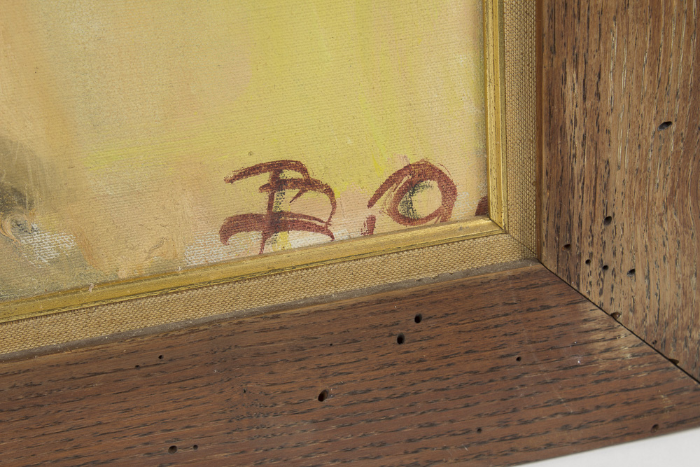 Oil Painting on Canvas of Abstract Compsoition