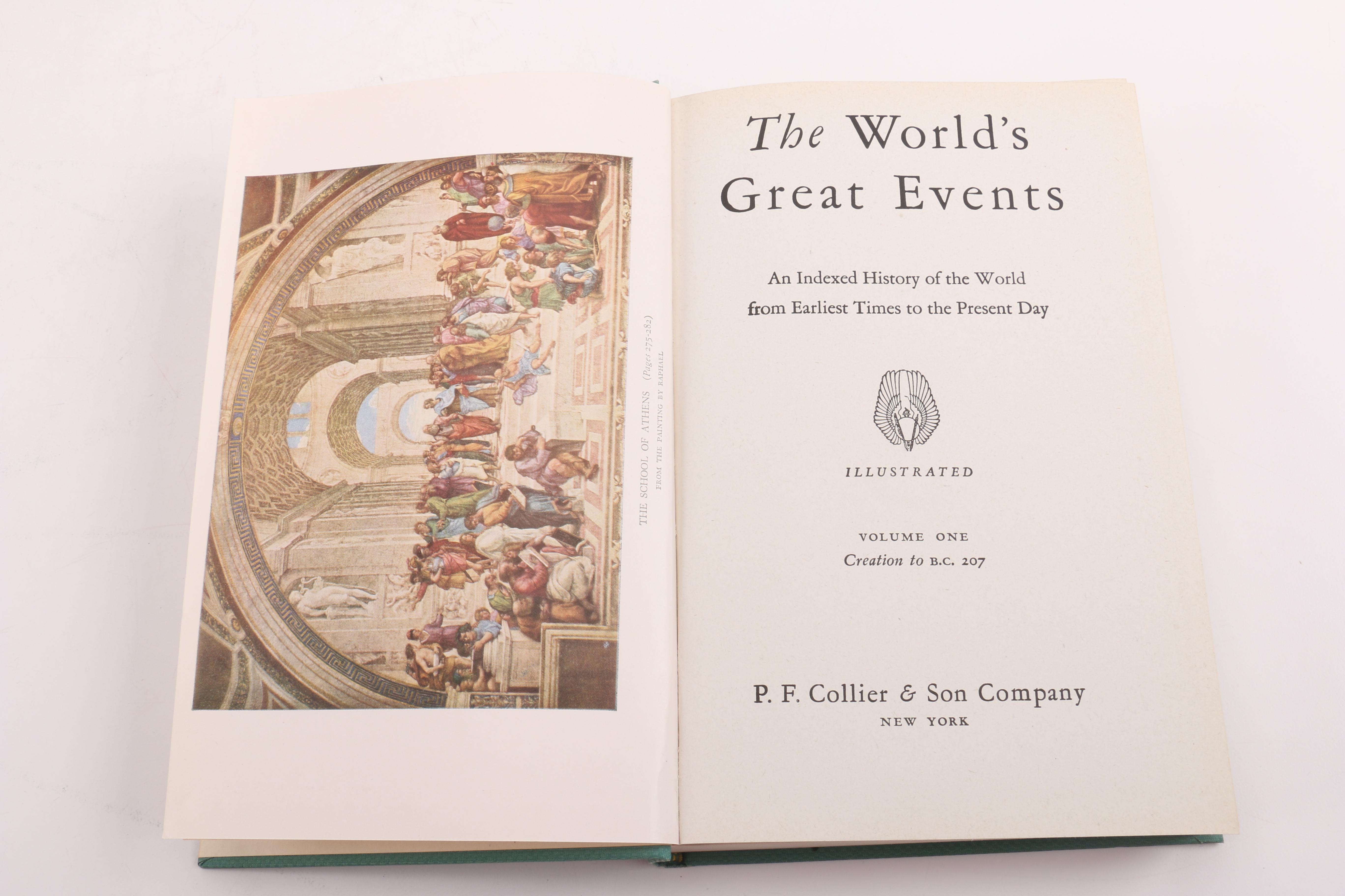1945 "The World's Great Events" Volumes I-X