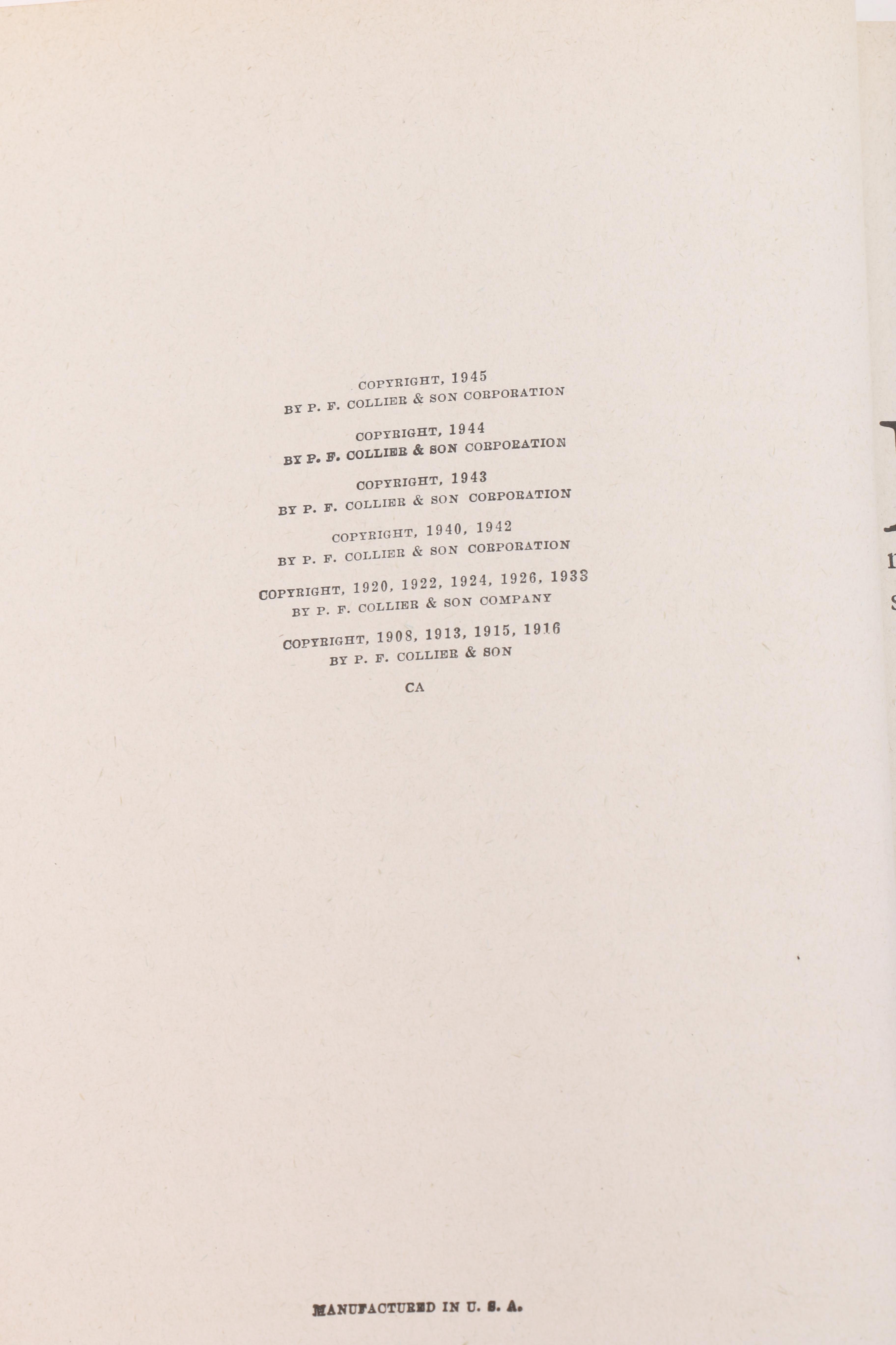 1945 "The World's Great Events" Volumes I-X