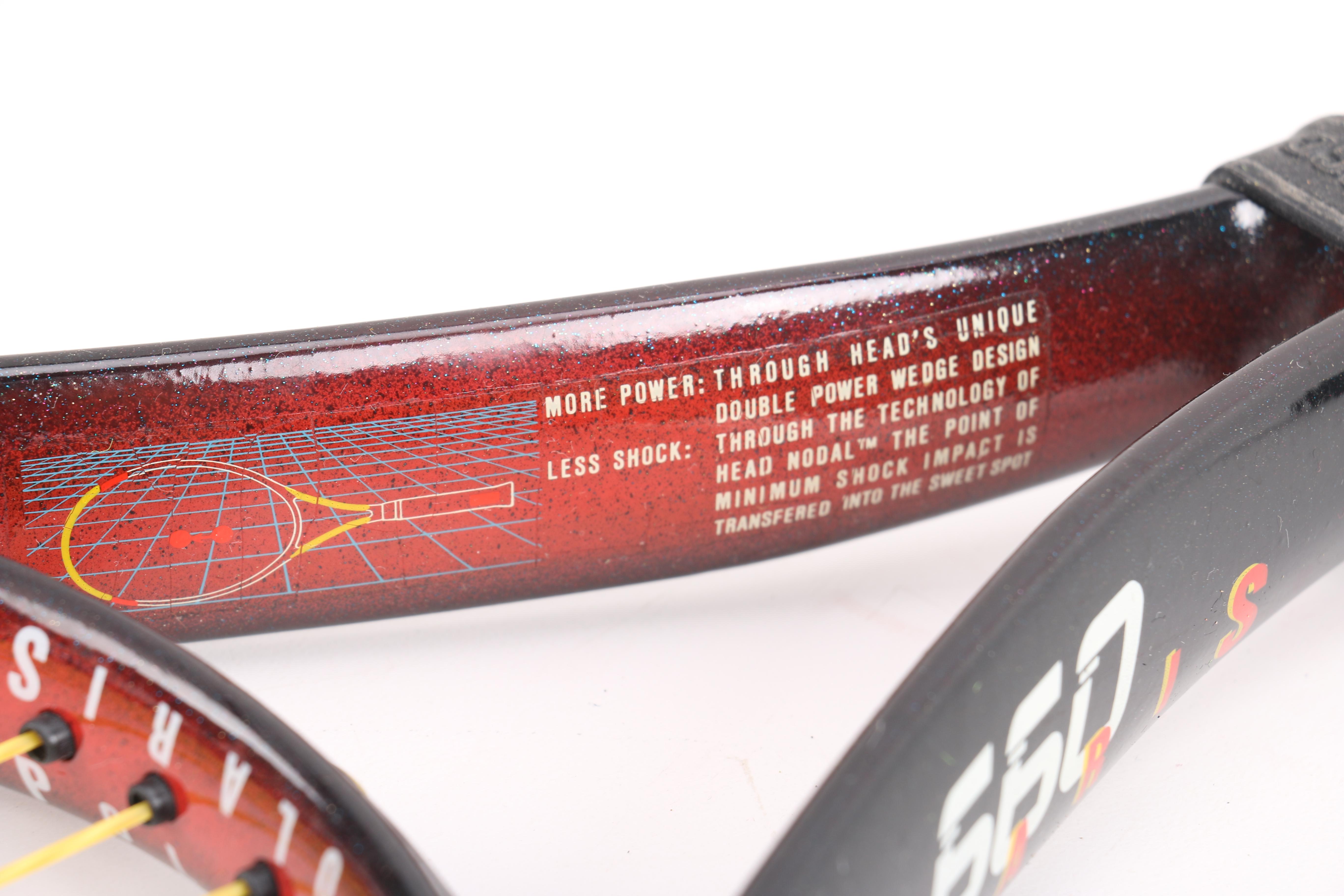 Head, Prince, and Wilson Tennis Rackets With Bag