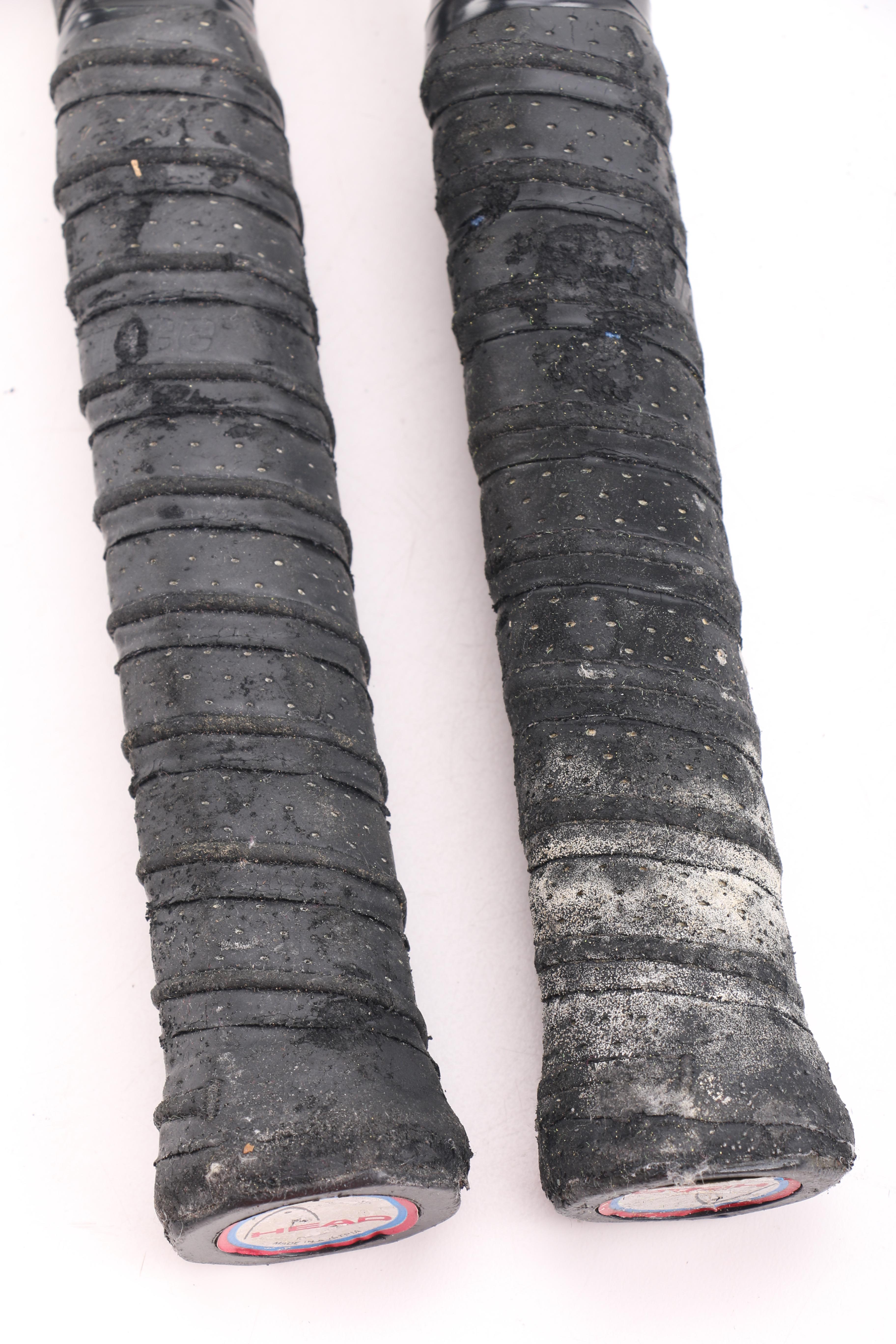 Head, Prince, and Wilson Tennis Rackets With Bag