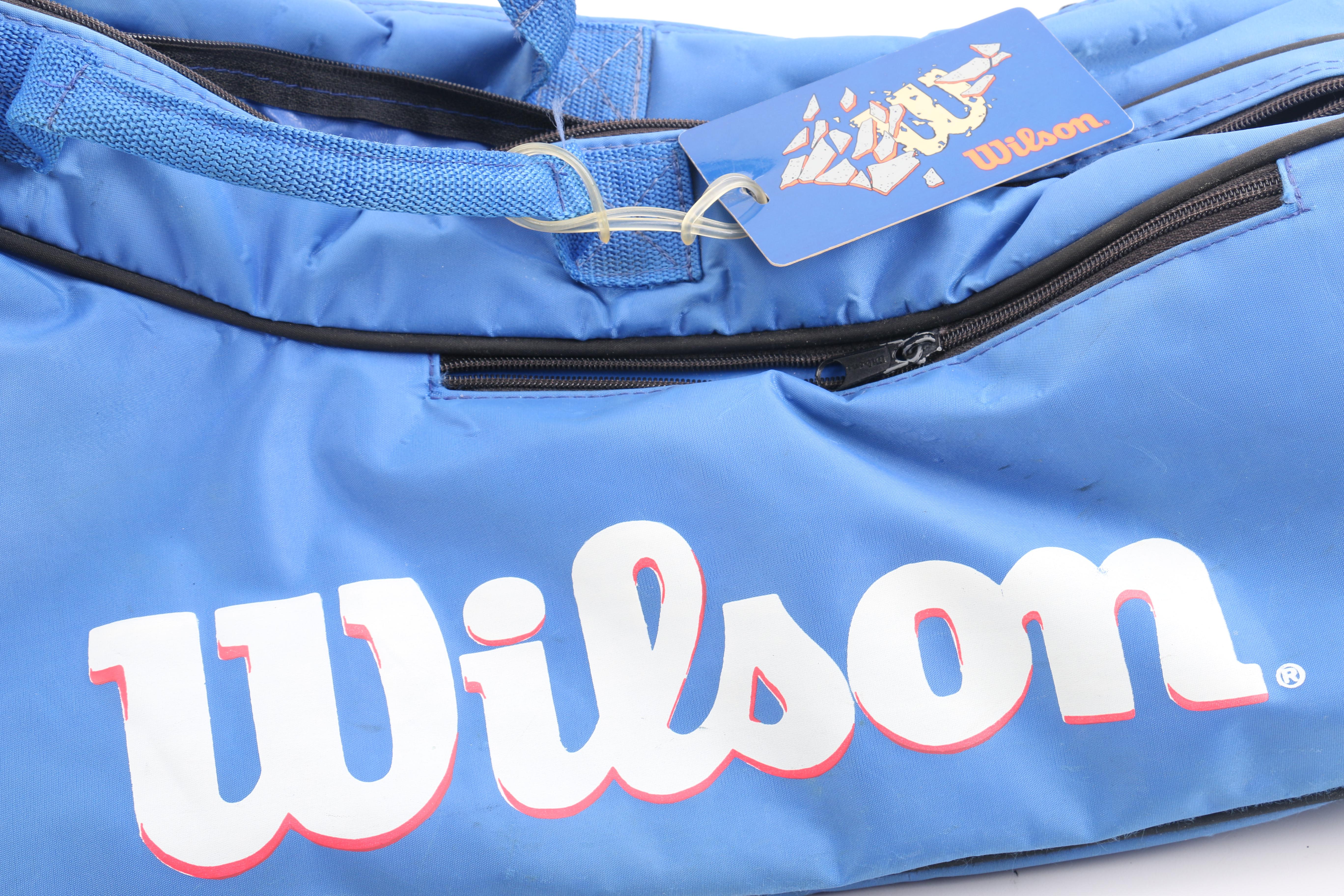 Head, Prince, and Wilson Tennis Rackets With Bag