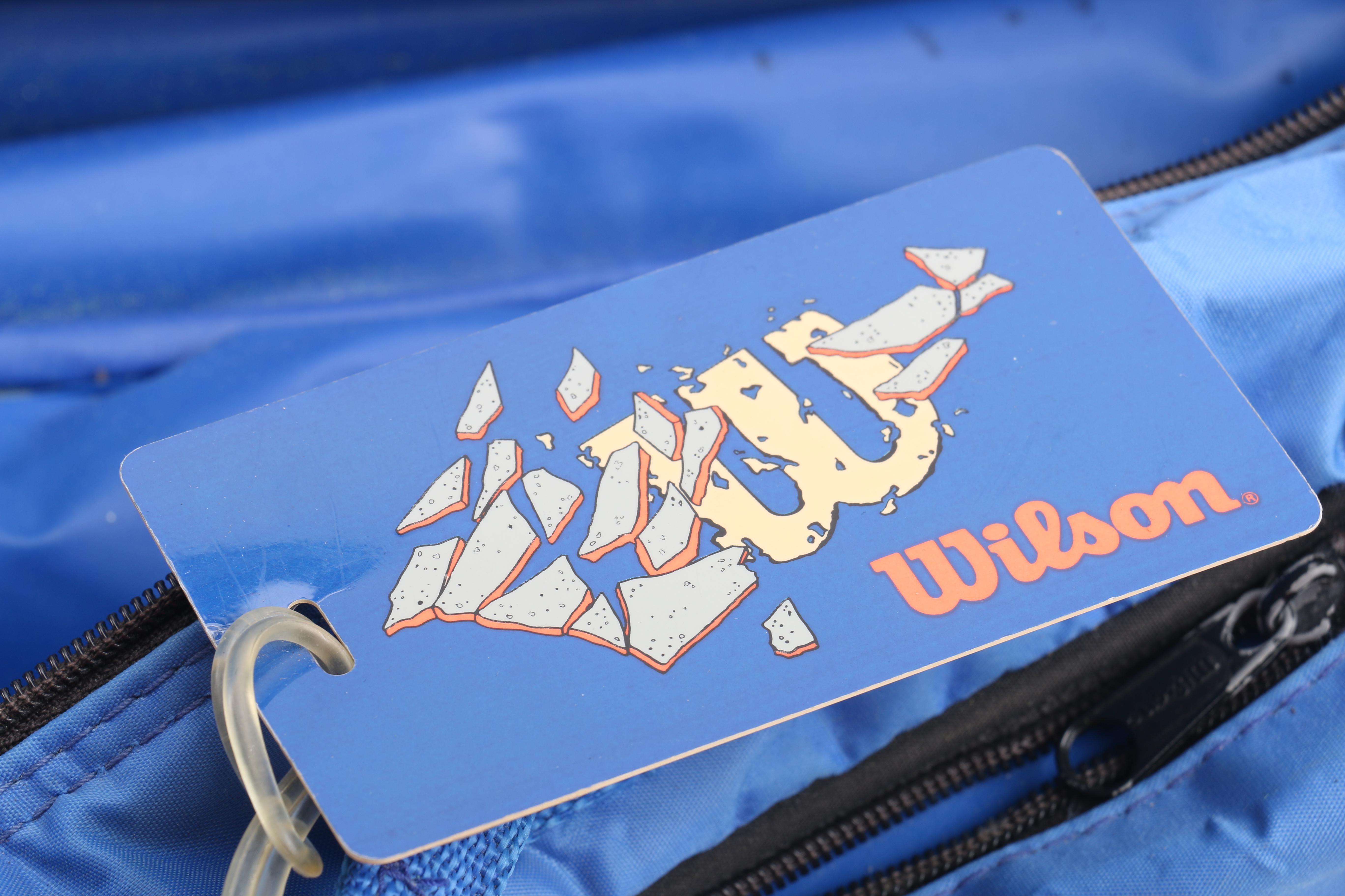 Head, Prince, and Wilson Tennis Rackets With Bag