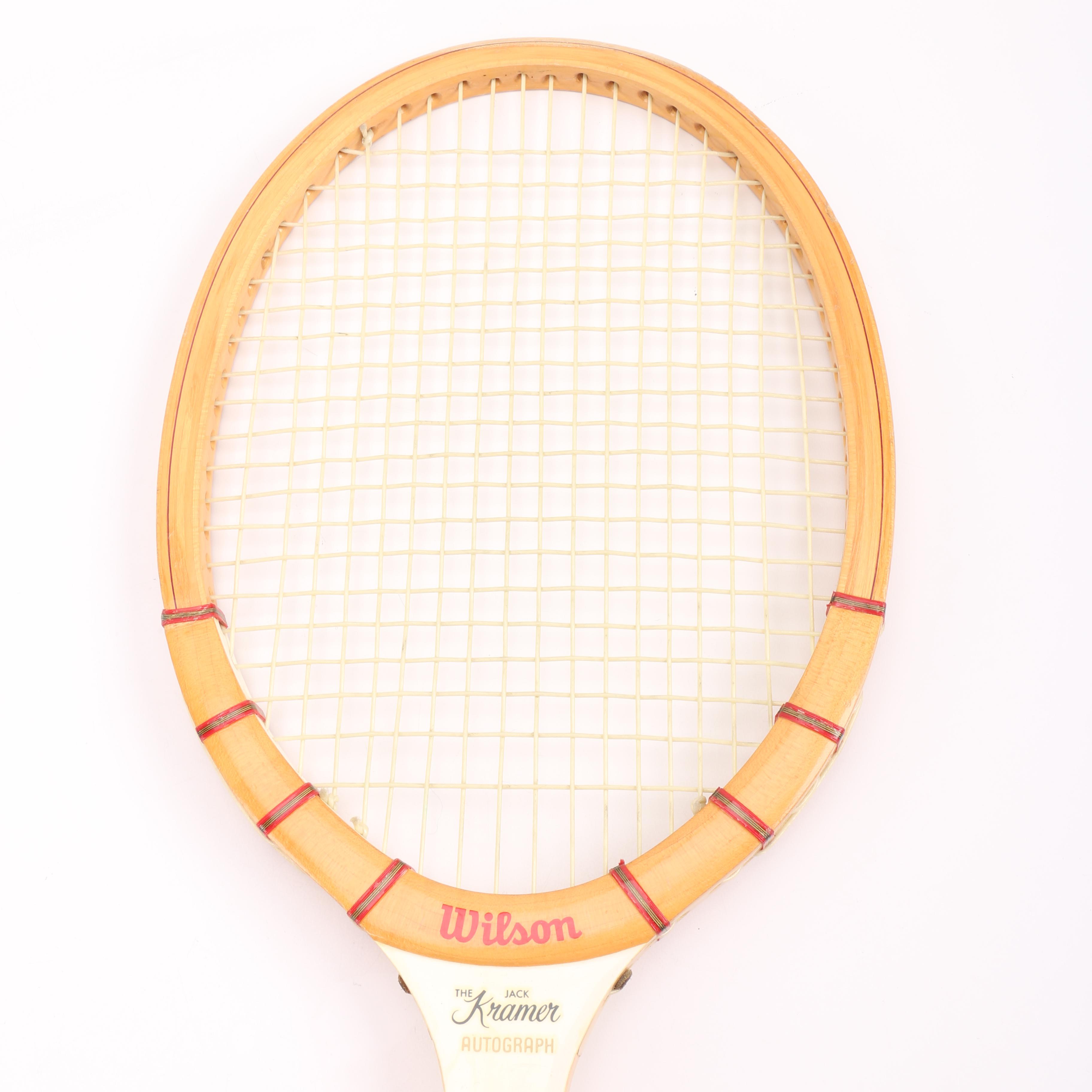 Head, Prince, and Wilson Tennis Rackets With Bag