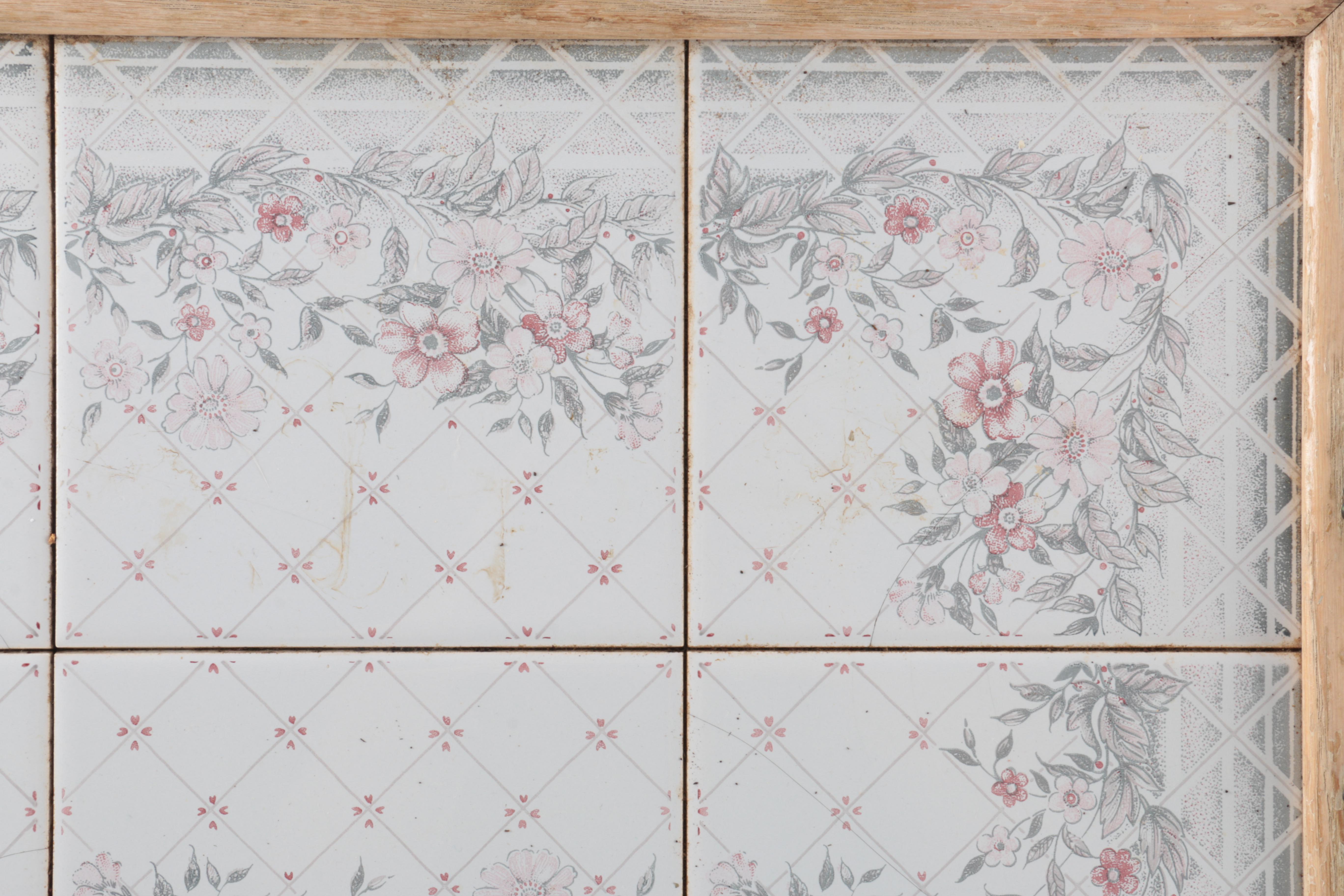 The Empty Nest Wooden Tray With Tiles