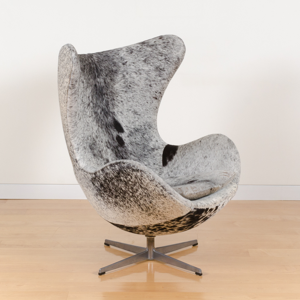 Cowhide egg online chair