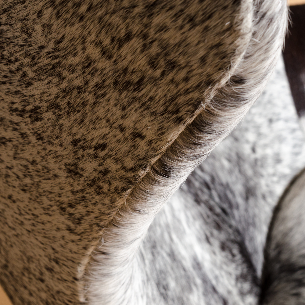 Arne Jacobsen Style Cowhide Egg Chair