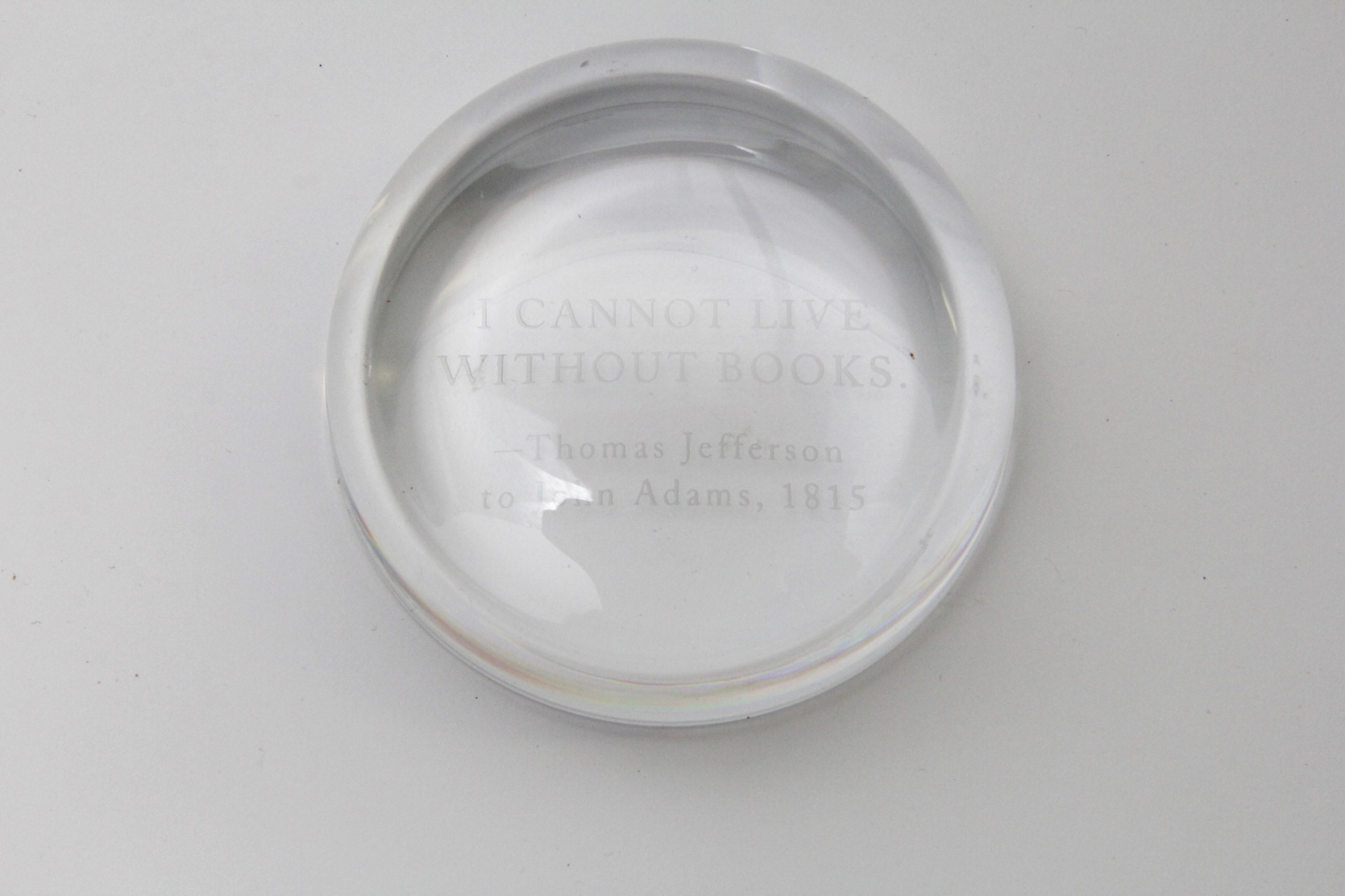 Paper Weight and United States Senate Crystal Ashtray