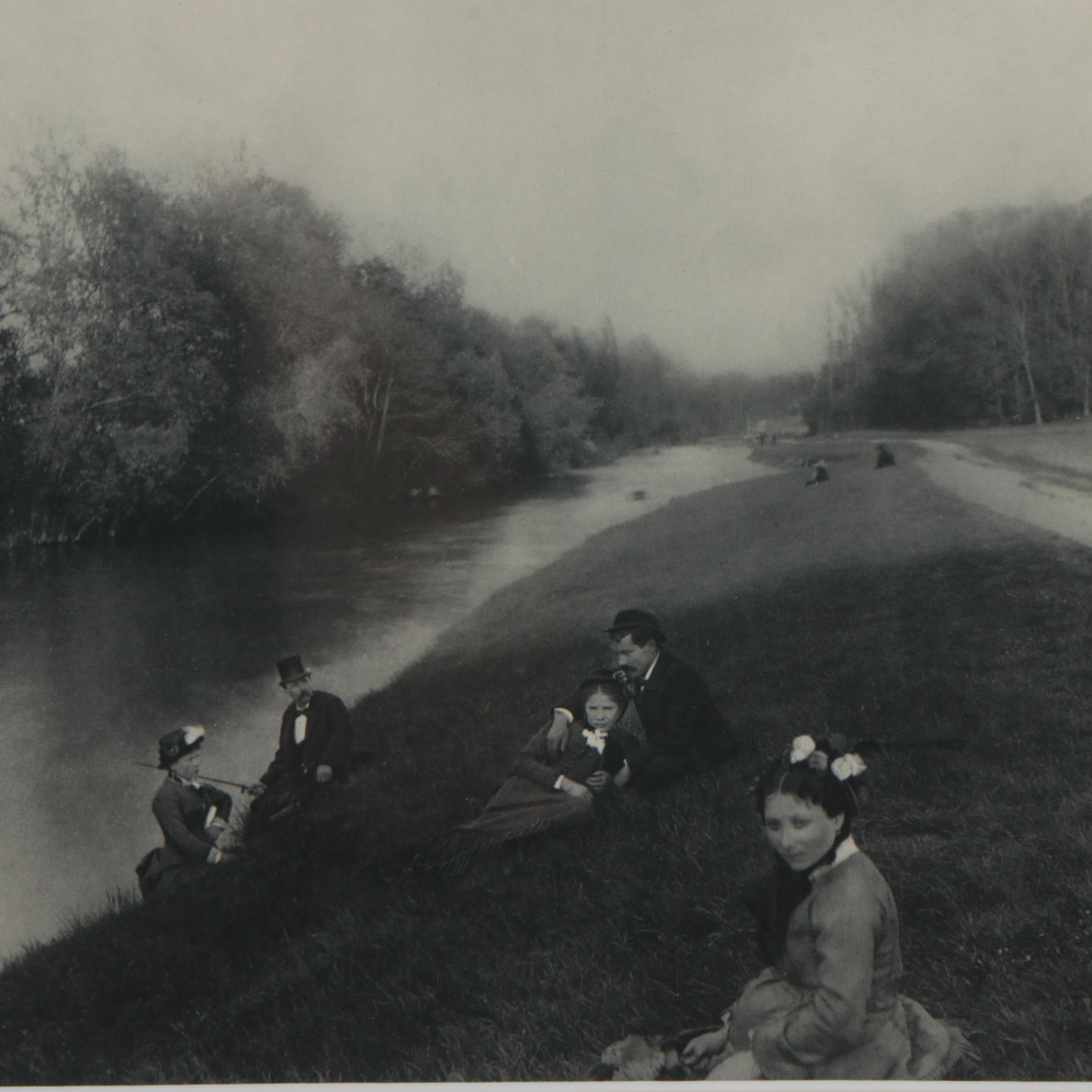 Photogravure "Along The Seine Embankment"