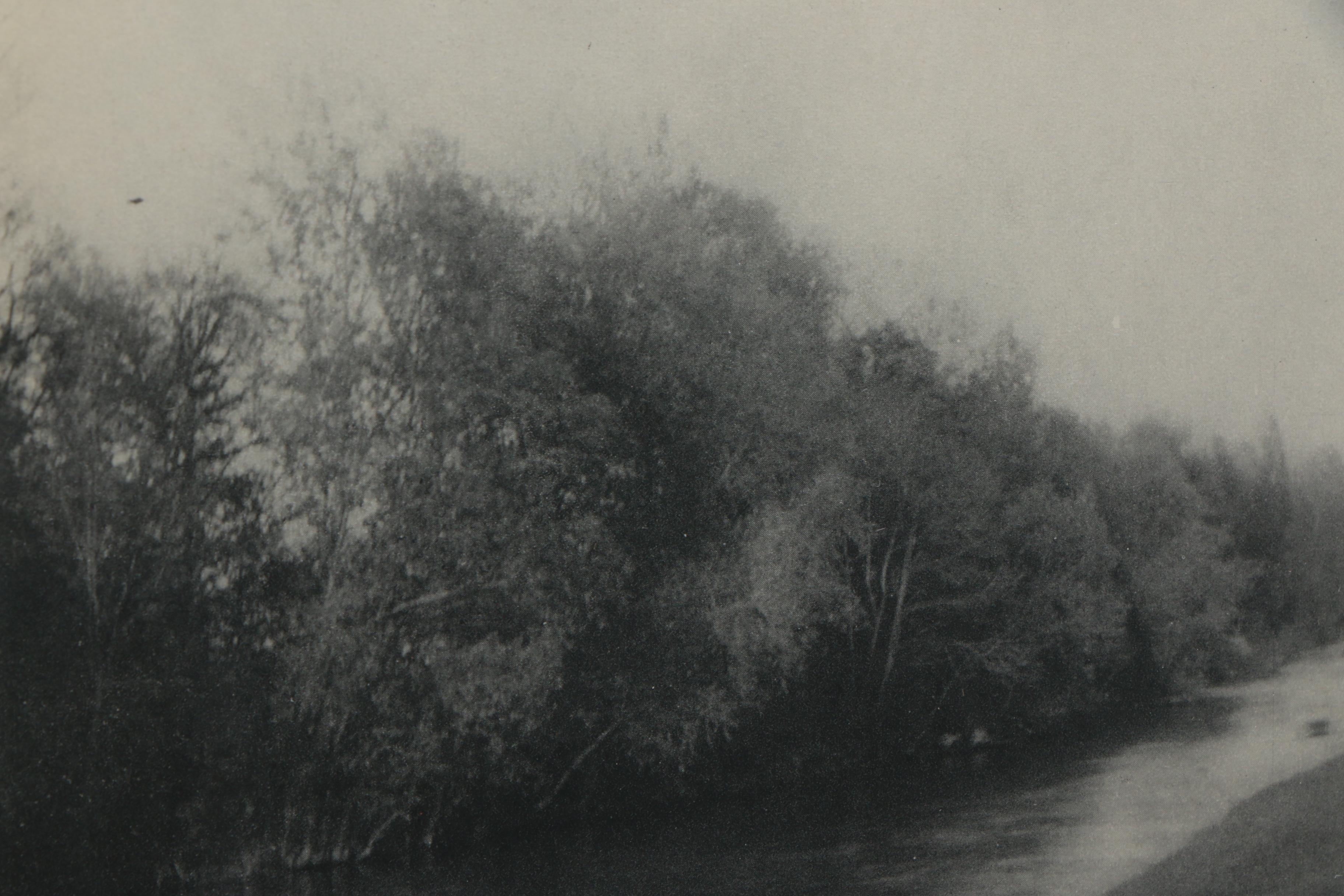 Photogravure "Along The Seine Embankment"