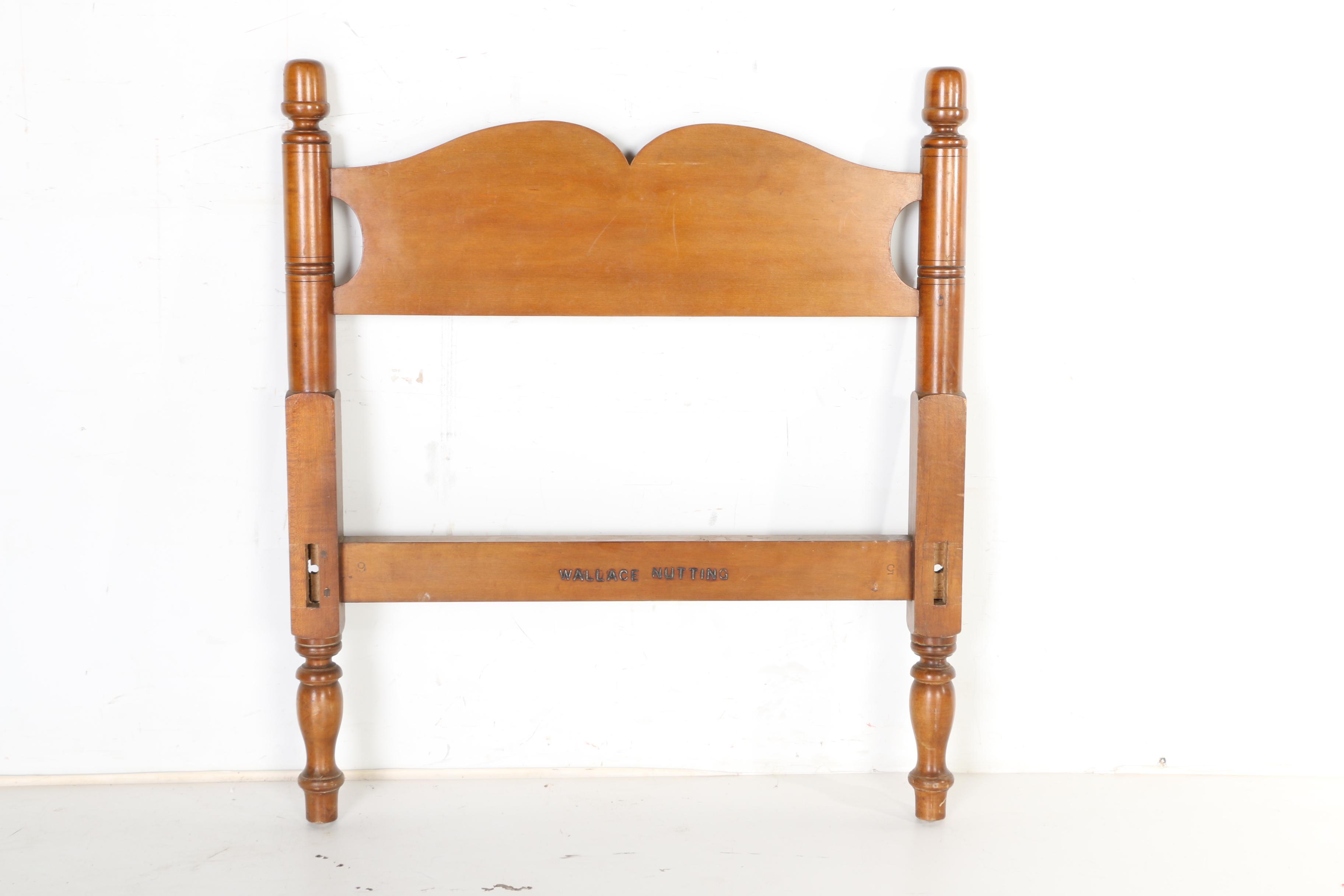 Vintage Maple Twin Size Bed Frame by Wallace Nutting
