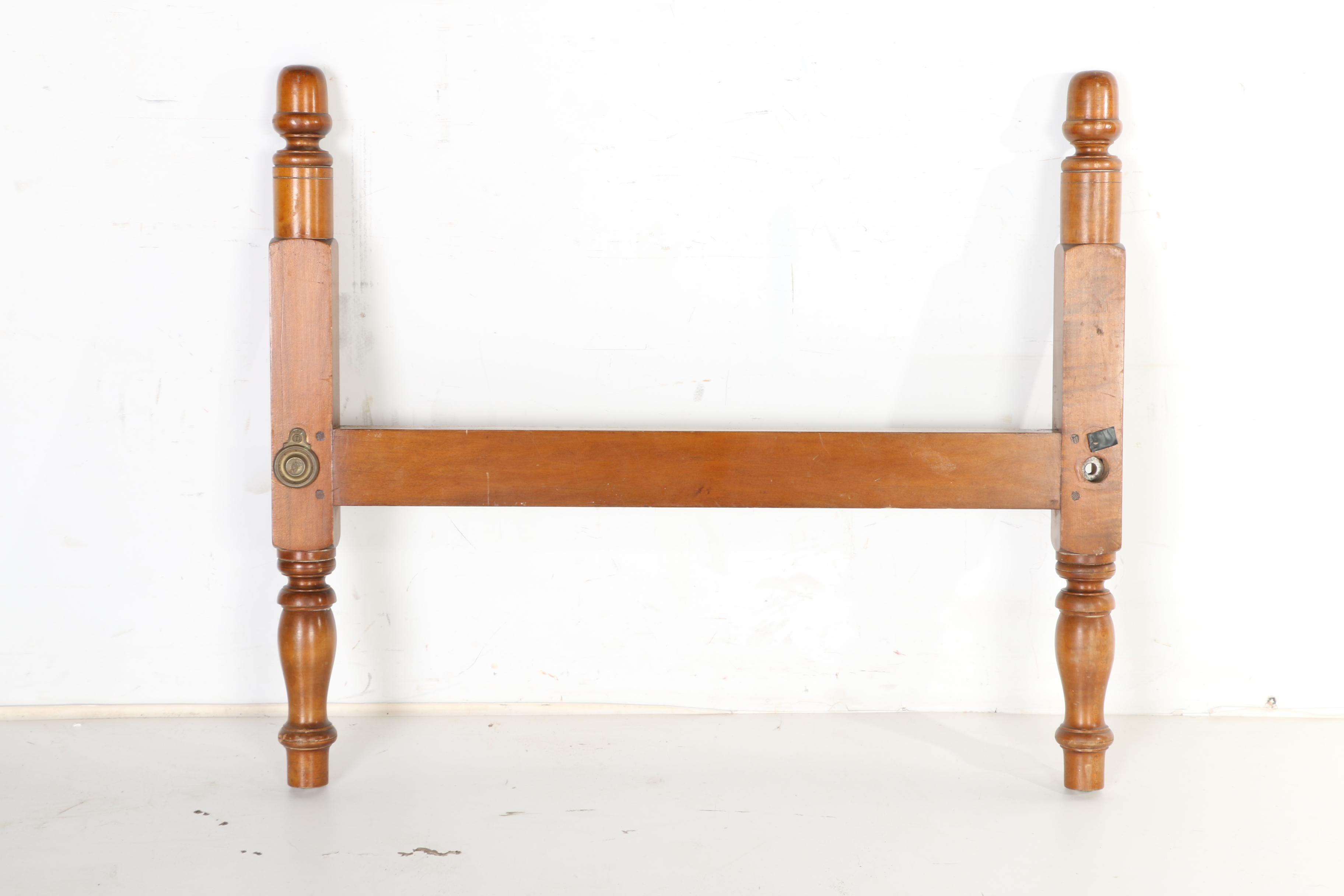 Vintage Maple Twin Size Bed Frame by Wallace Nutting