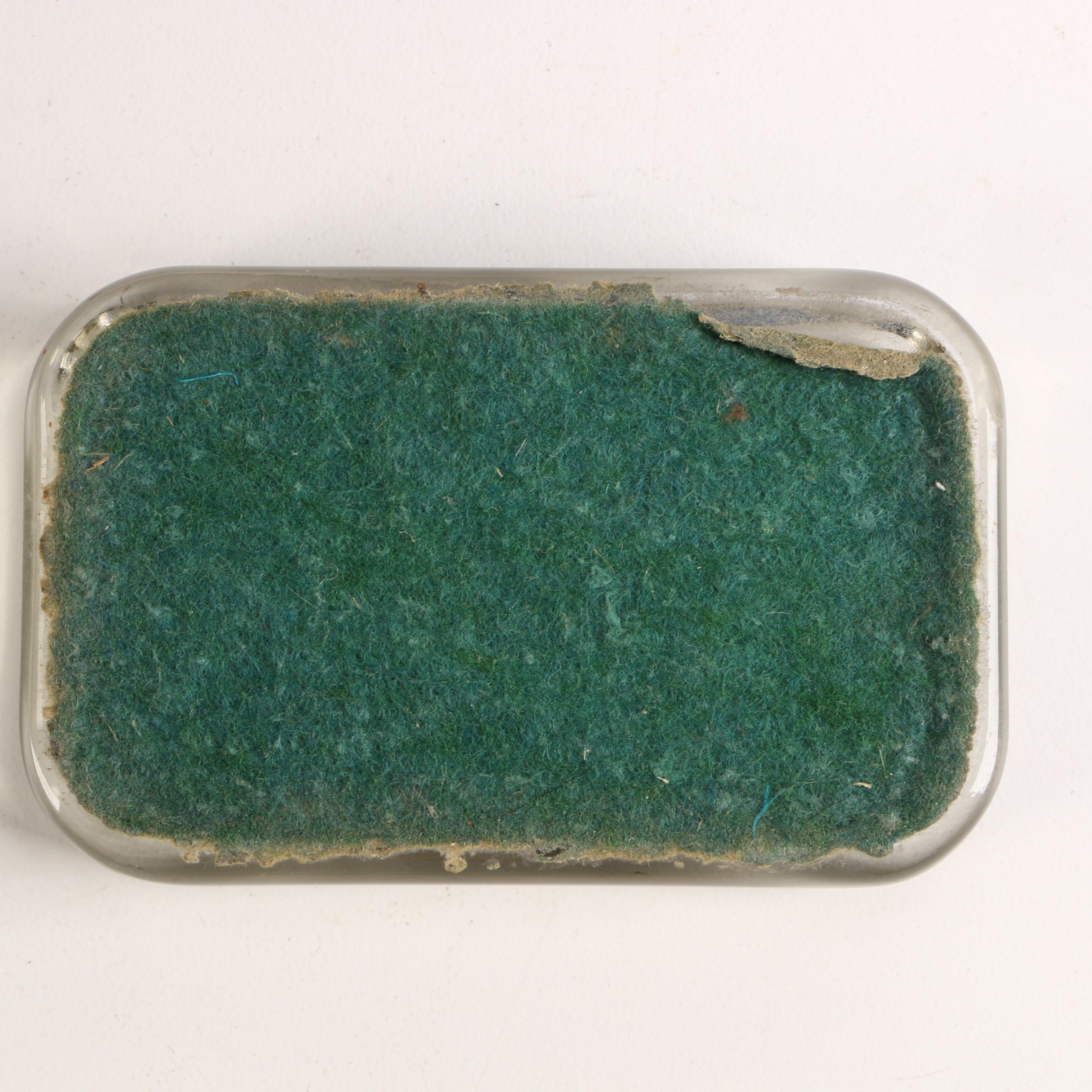 Lithographic Glass Paperweights