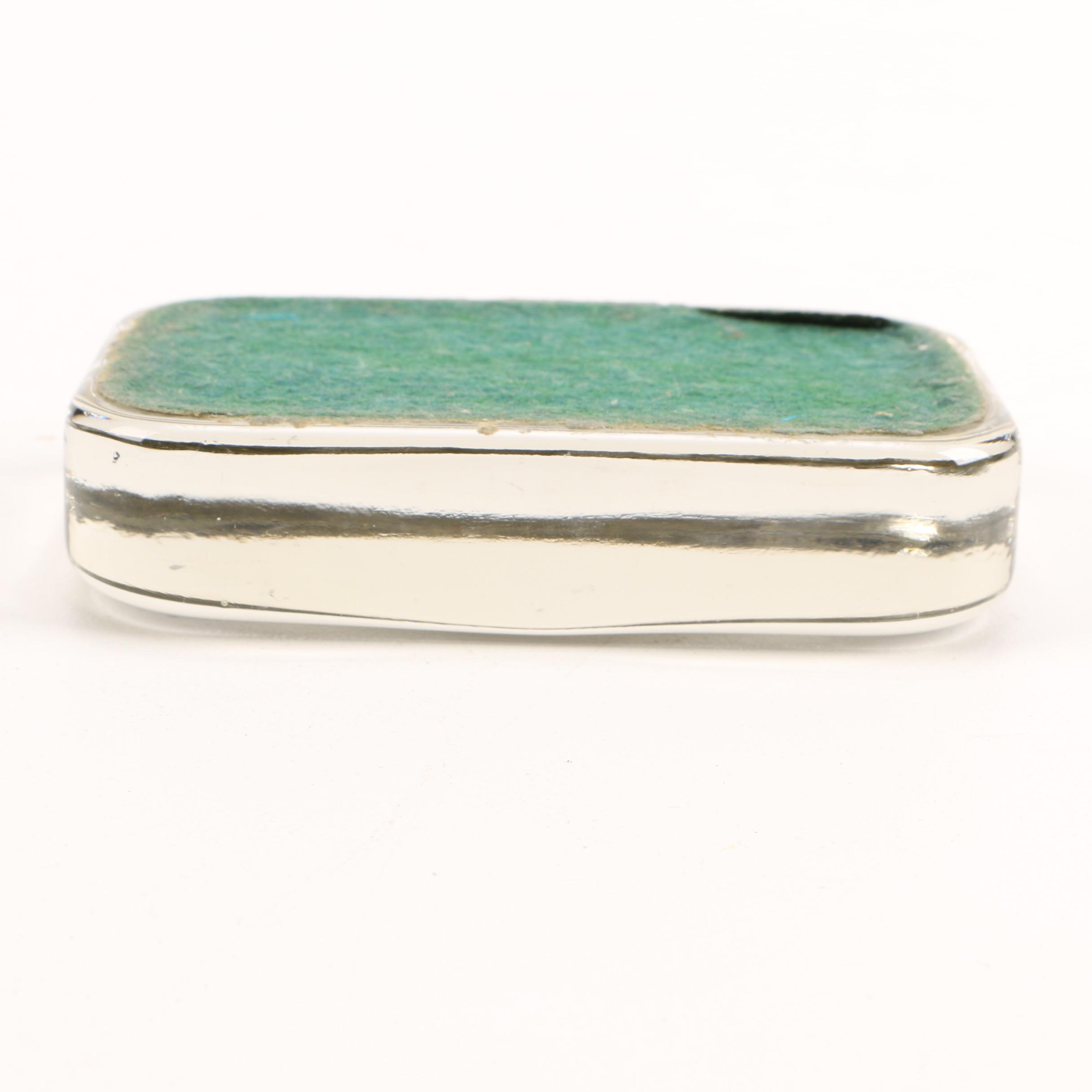 Lithographic Glass Paperweights