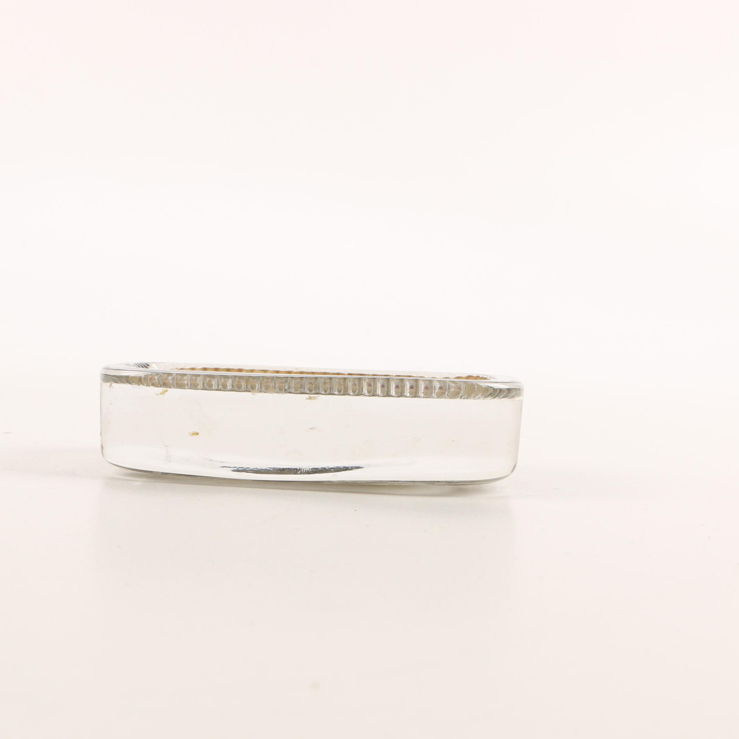Lithographic Glass Paperweights