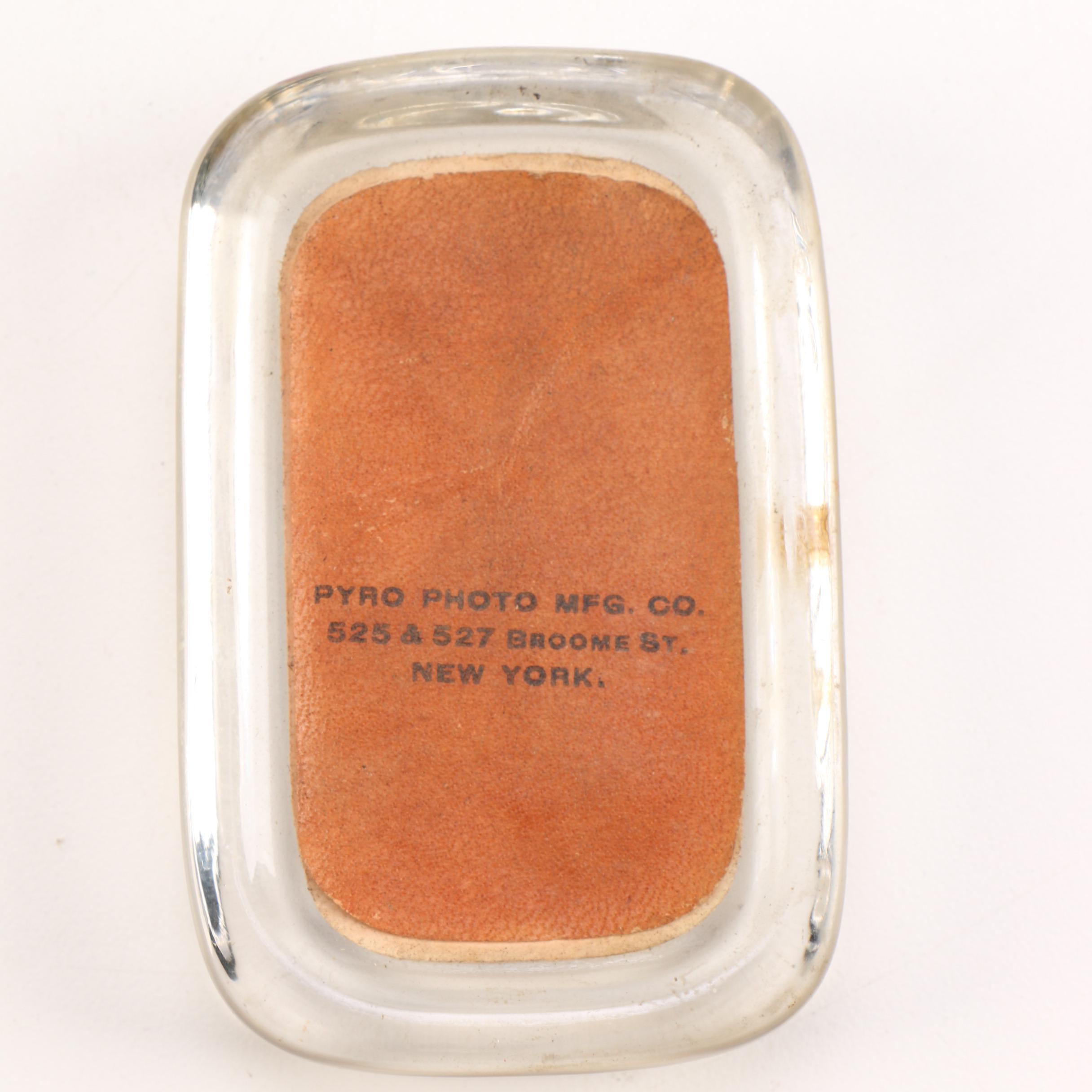 Lithographic Glass Paperweights